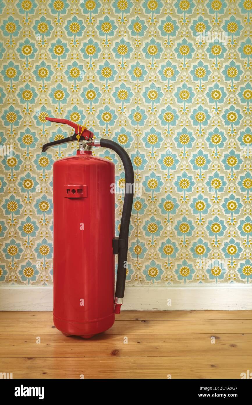 Vintage extinguisher hi-res stock photography and images - Alamy
