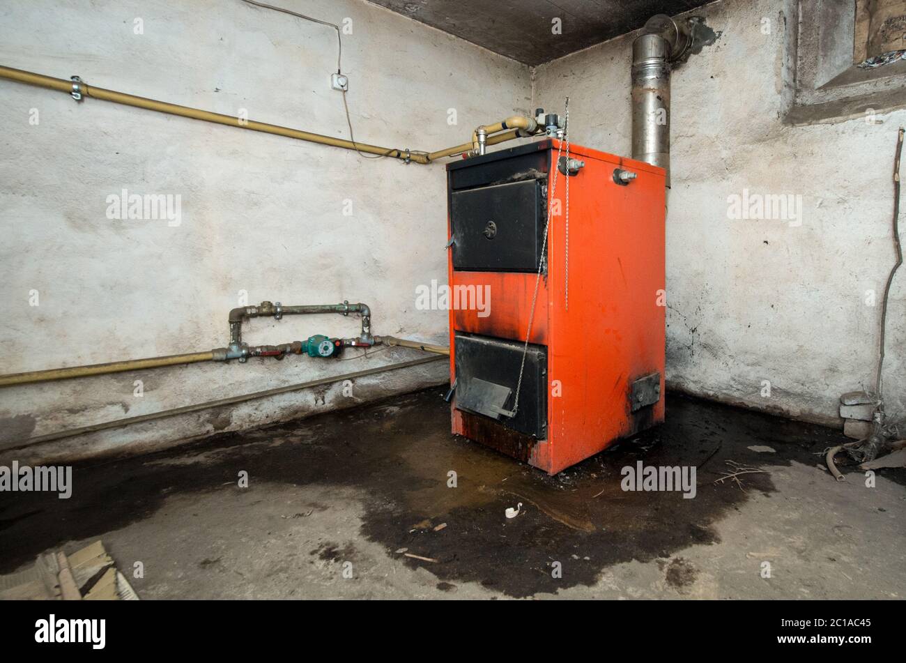Photo of old furnace Stock Photo Alamy