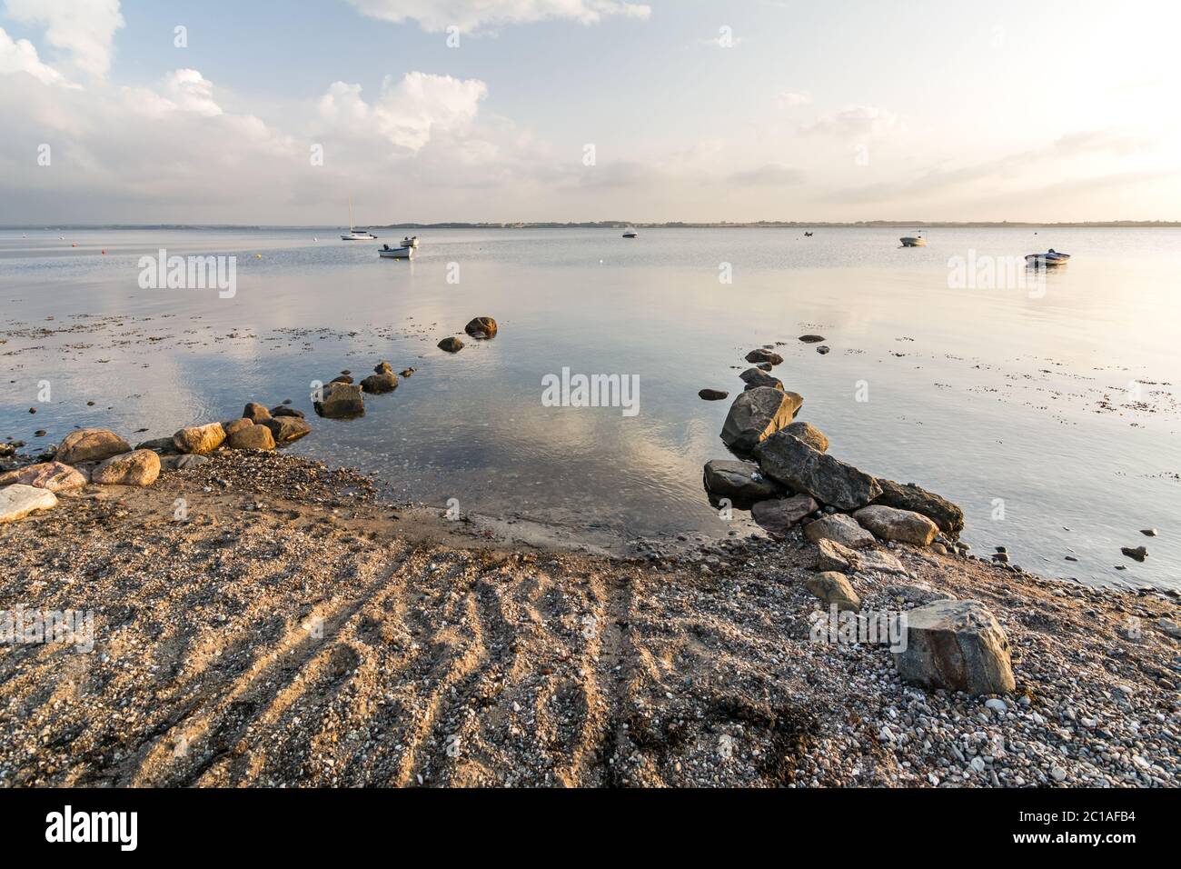 Peaceful morning by sea hi-res stock photography and images - Alamy