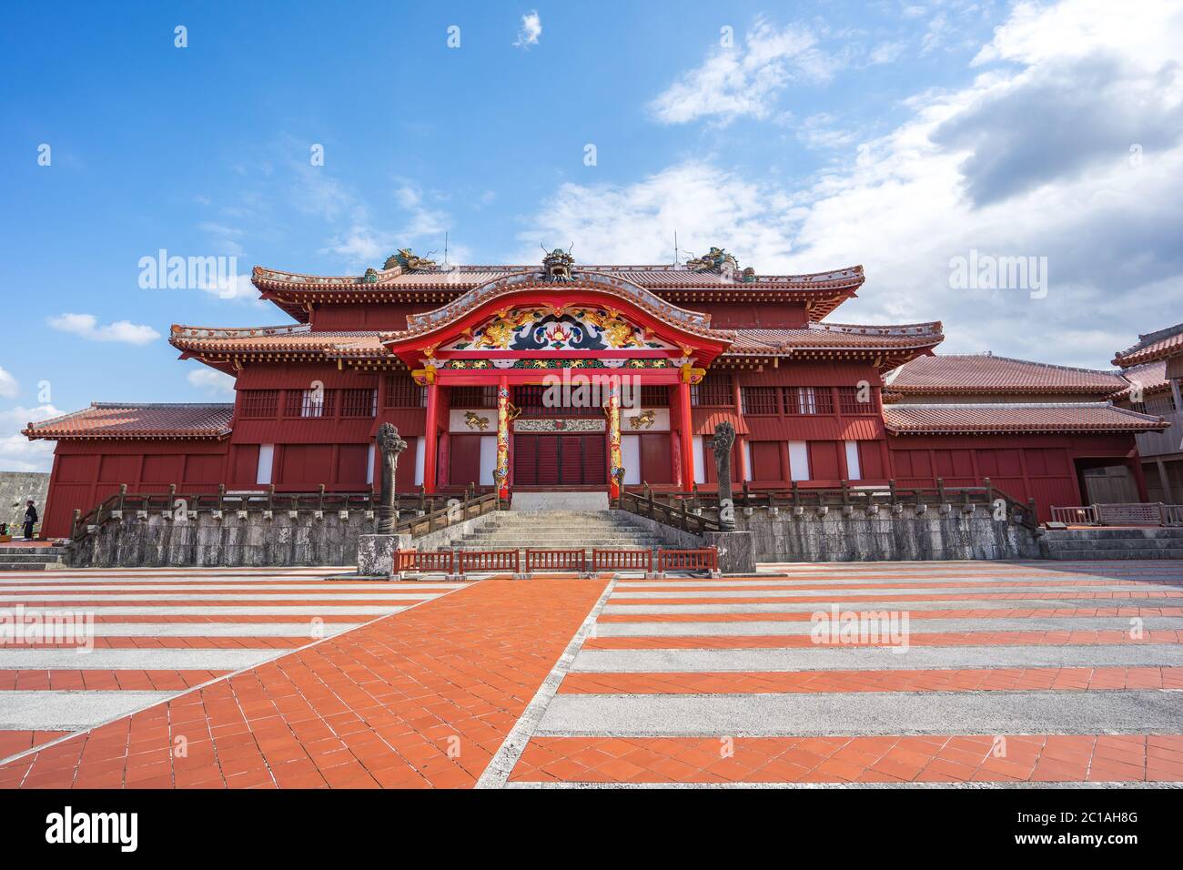 Shuri Castle in Naha, Okinawa, Japan Stock Photo