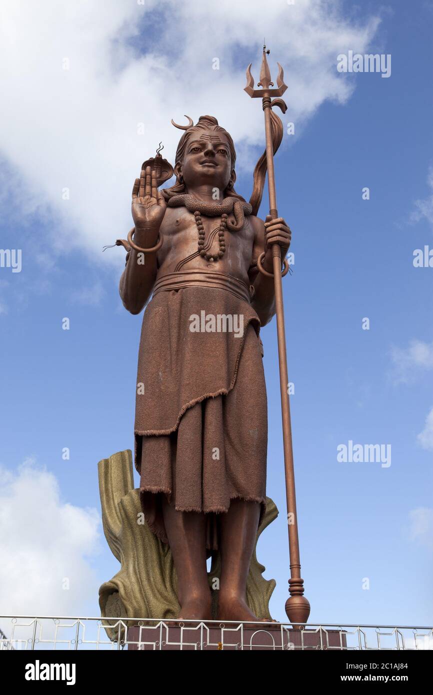 Mauritius. Shiva statue Stock Photo Alamy