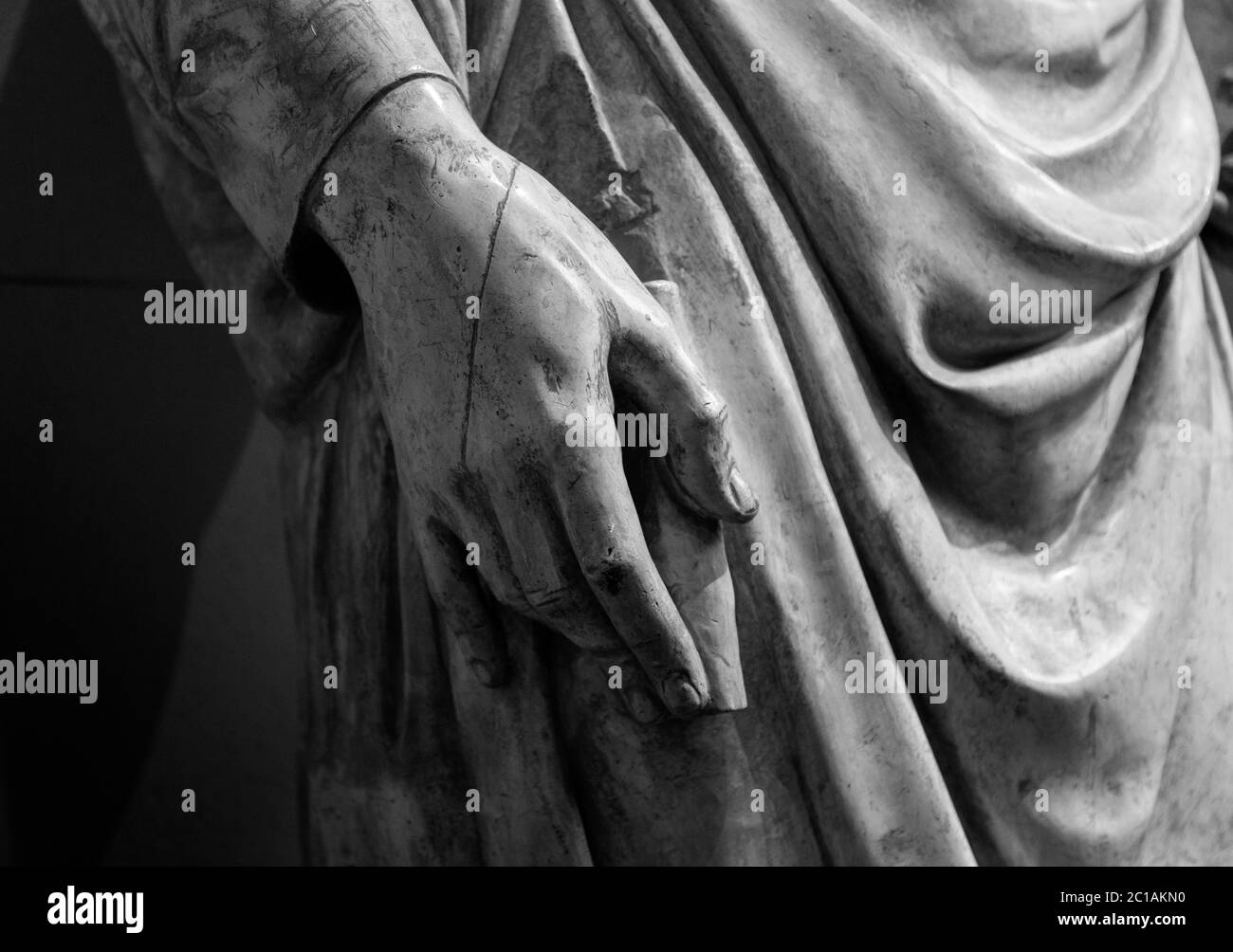 stone statue detail of human hand Stock Photo Alamy