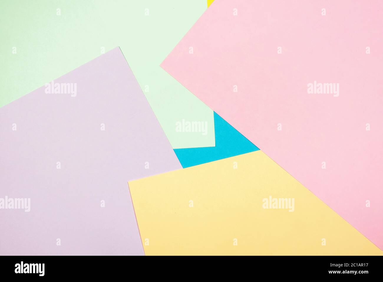 Multicolored background from colored paper. Geometric abstract background Stock Photo