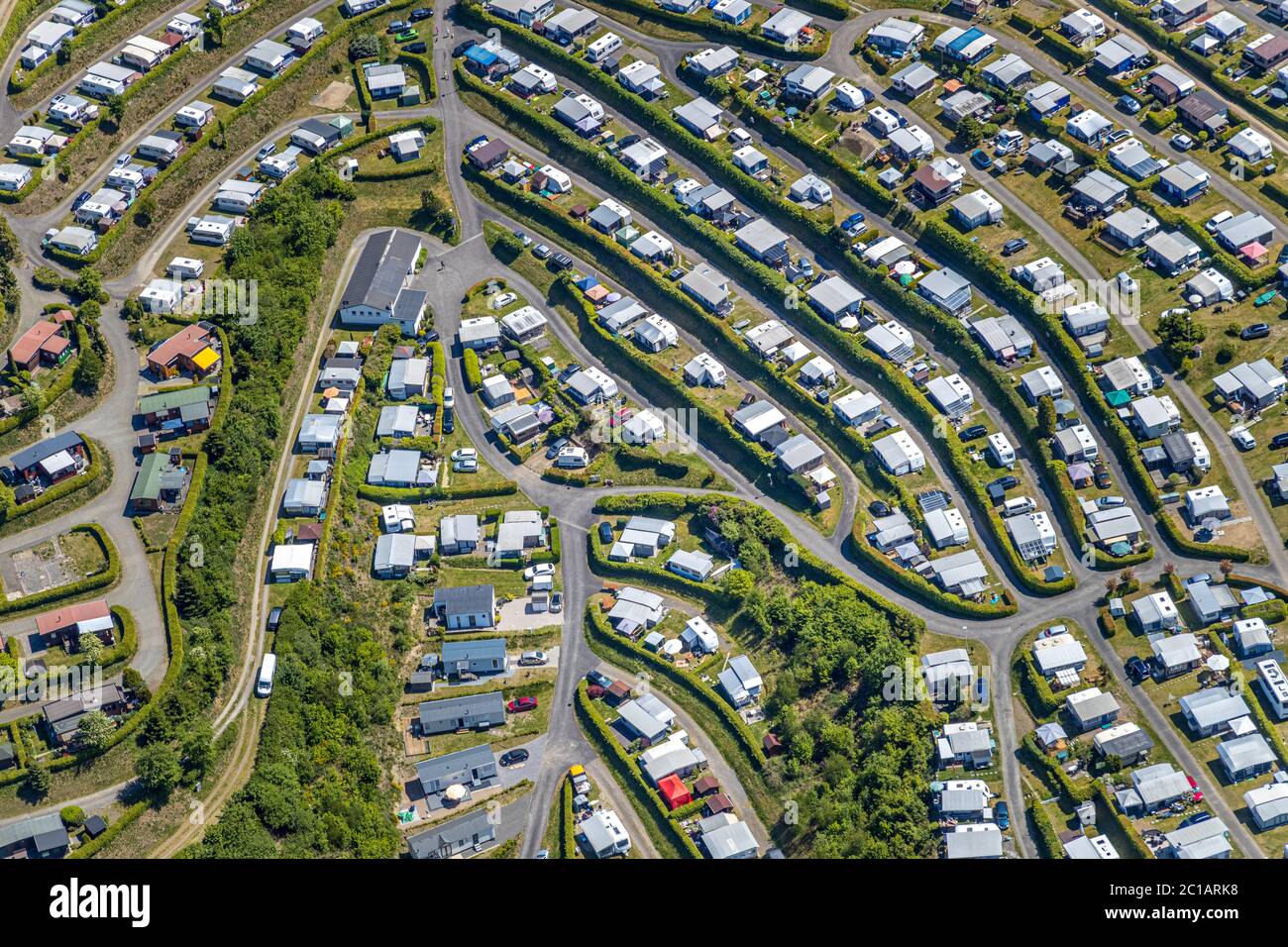 Aerial view, , Listertalsperre, Camping Gut Kalberschnacke Drolshagen,  Sauerland, North Rhine-Westphalia, Germany, DE, Europe, birds-eyes view,  aerial Stock Photo - Alamy