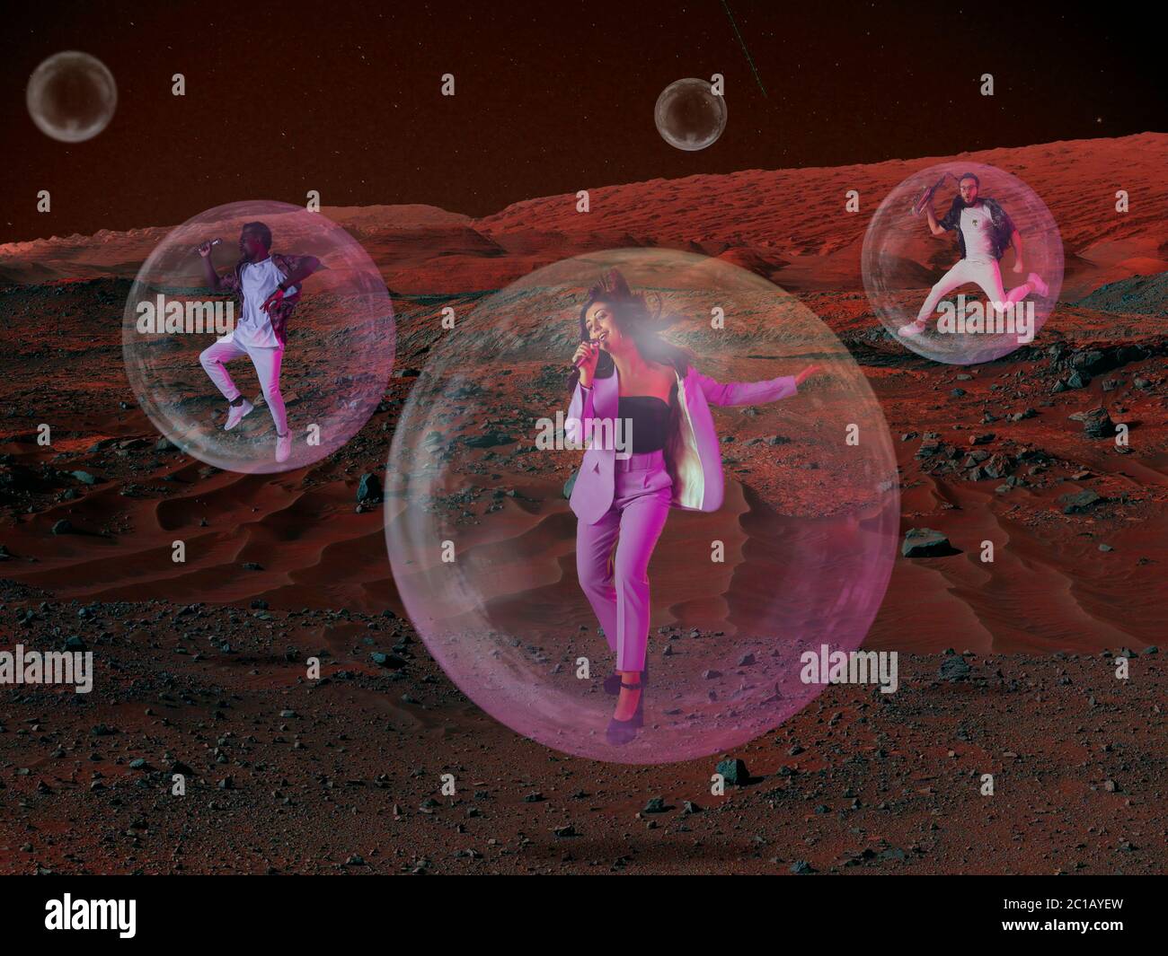 Space exploration artist mars hi-res stock photography and images - Alamy