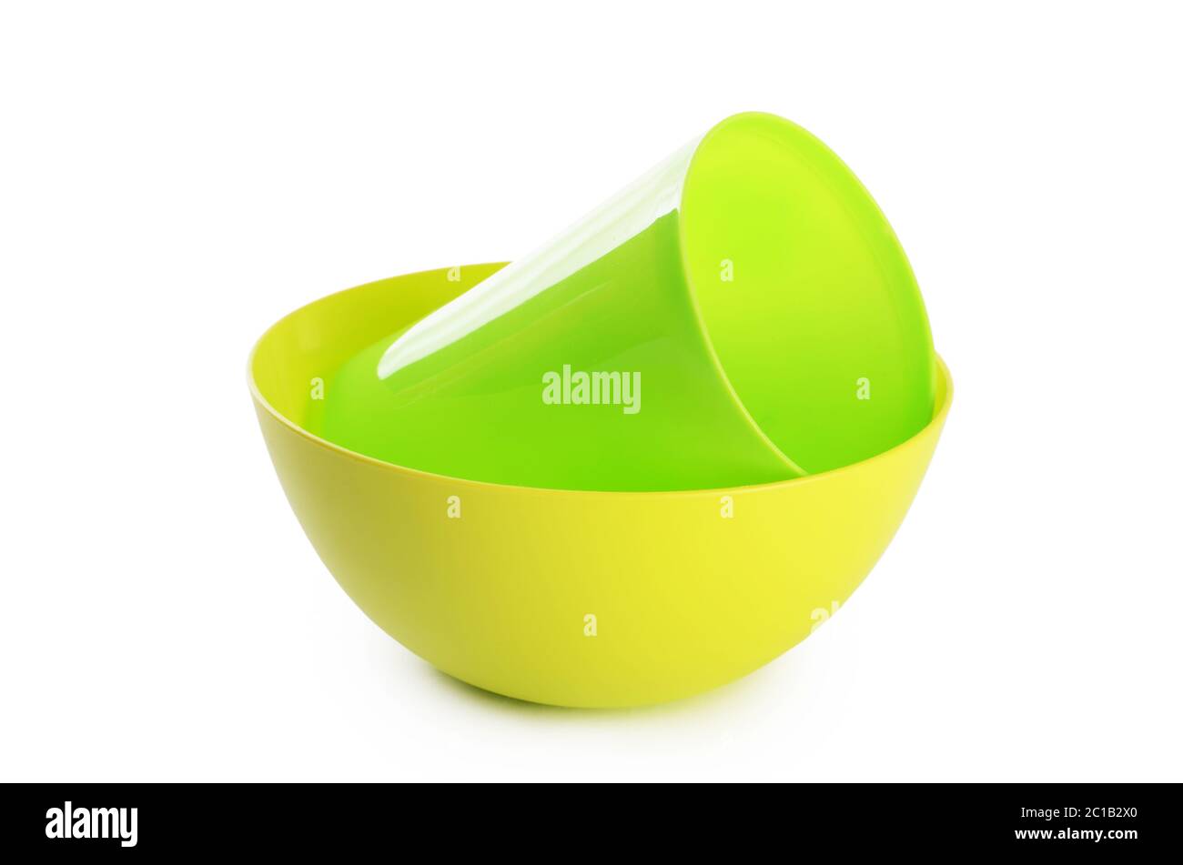 Colorful plastic cups and plates Stock Photo Alamy