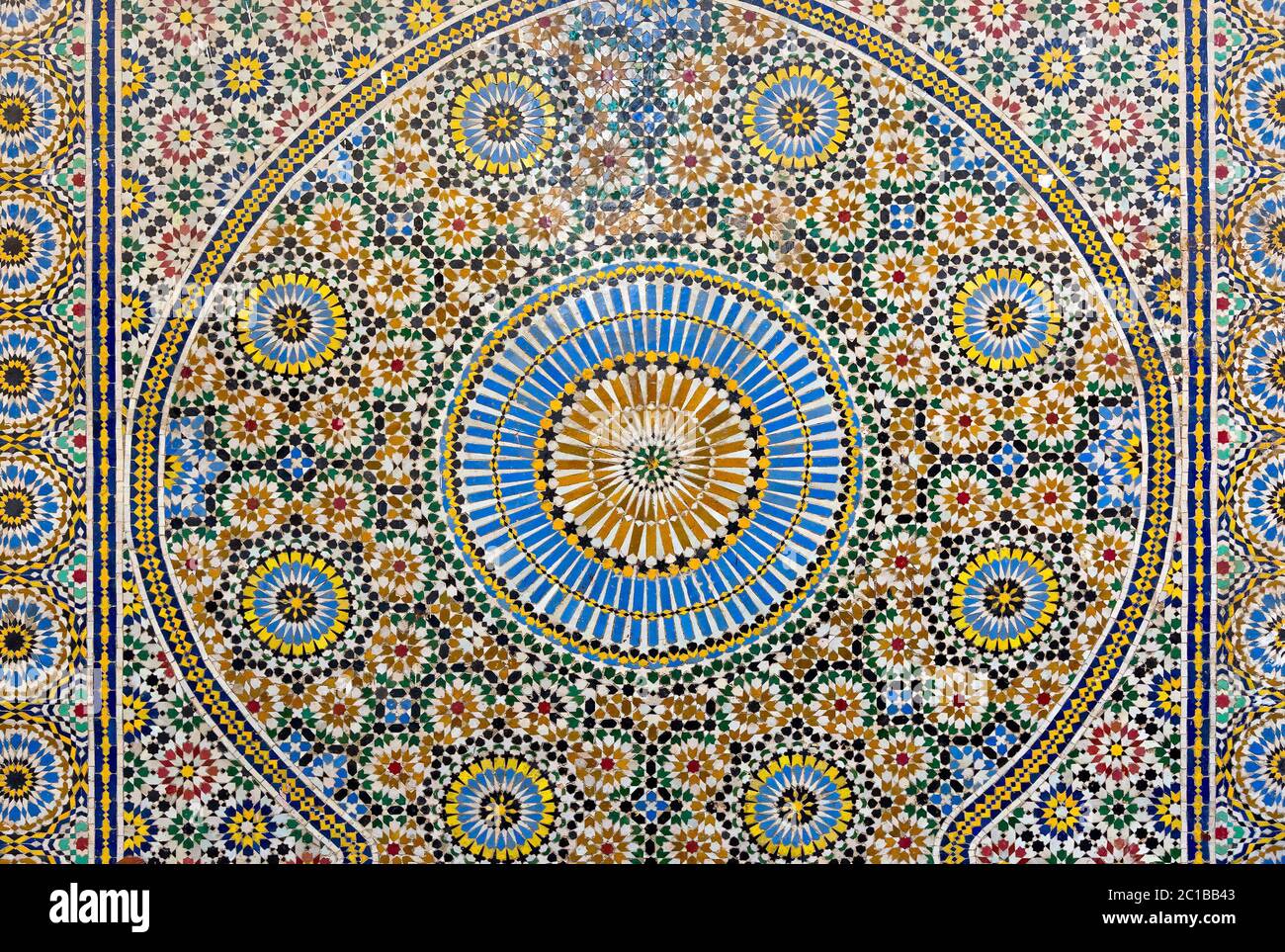 Traditional maroccan pattern background Stock Photo