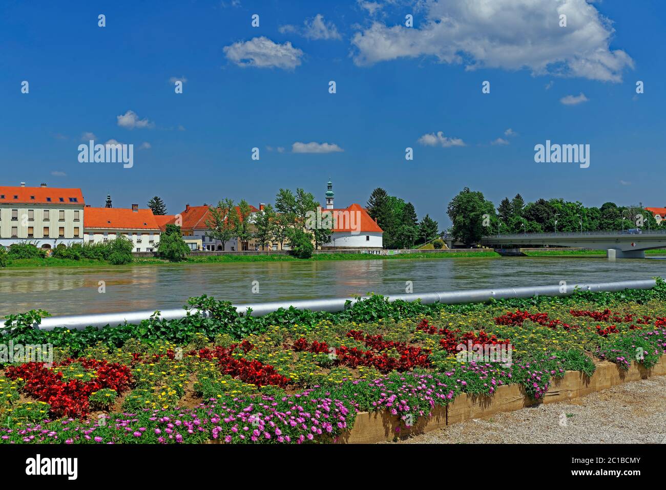 Ortsansicht Ptuj (Pettau), Fluß, Drava, Drau Stock Photo Alamy