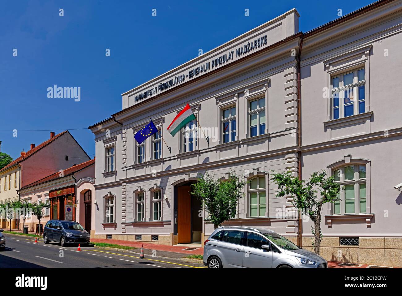 Ungarisches Generalkonsulat, Generalni Konzulat Madžarske Stock Photo - Alamy