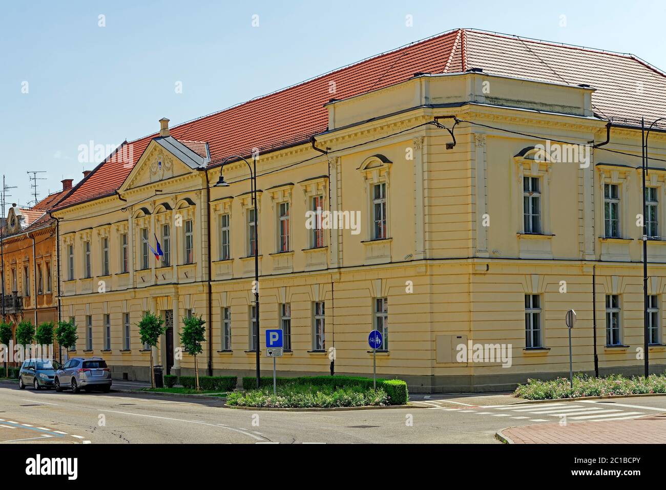 Gerichtsgebäude, Okrajno sodišce v Lendavi Stock Photo