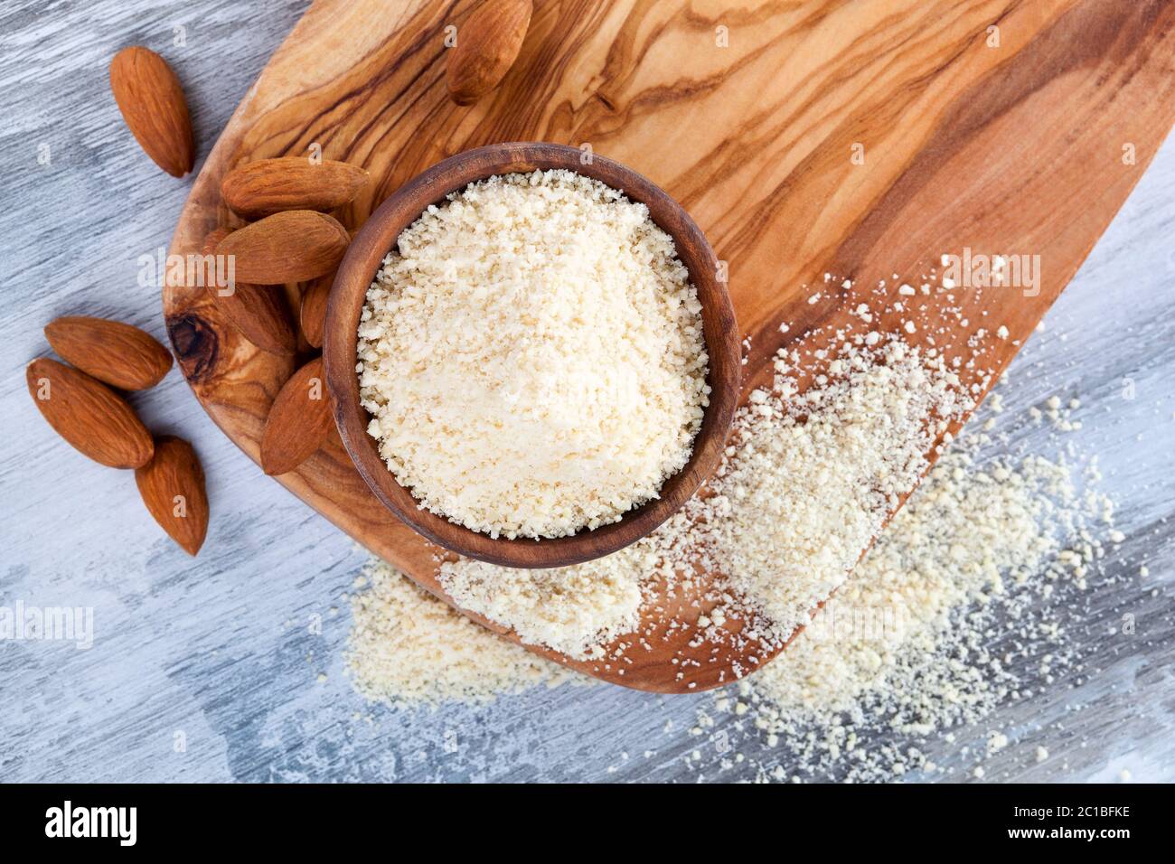 Gluten free almond flour Stock Photo - Alamy