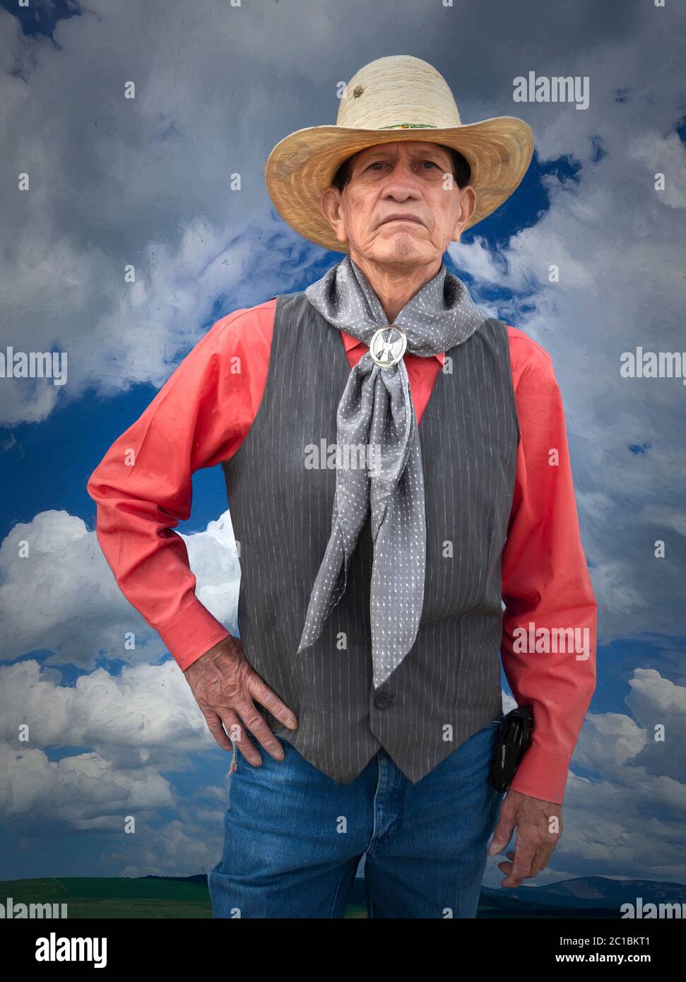 USA, Montana,Crow Agency, Custer Trading Post, Fred Oyebi, Kiowa