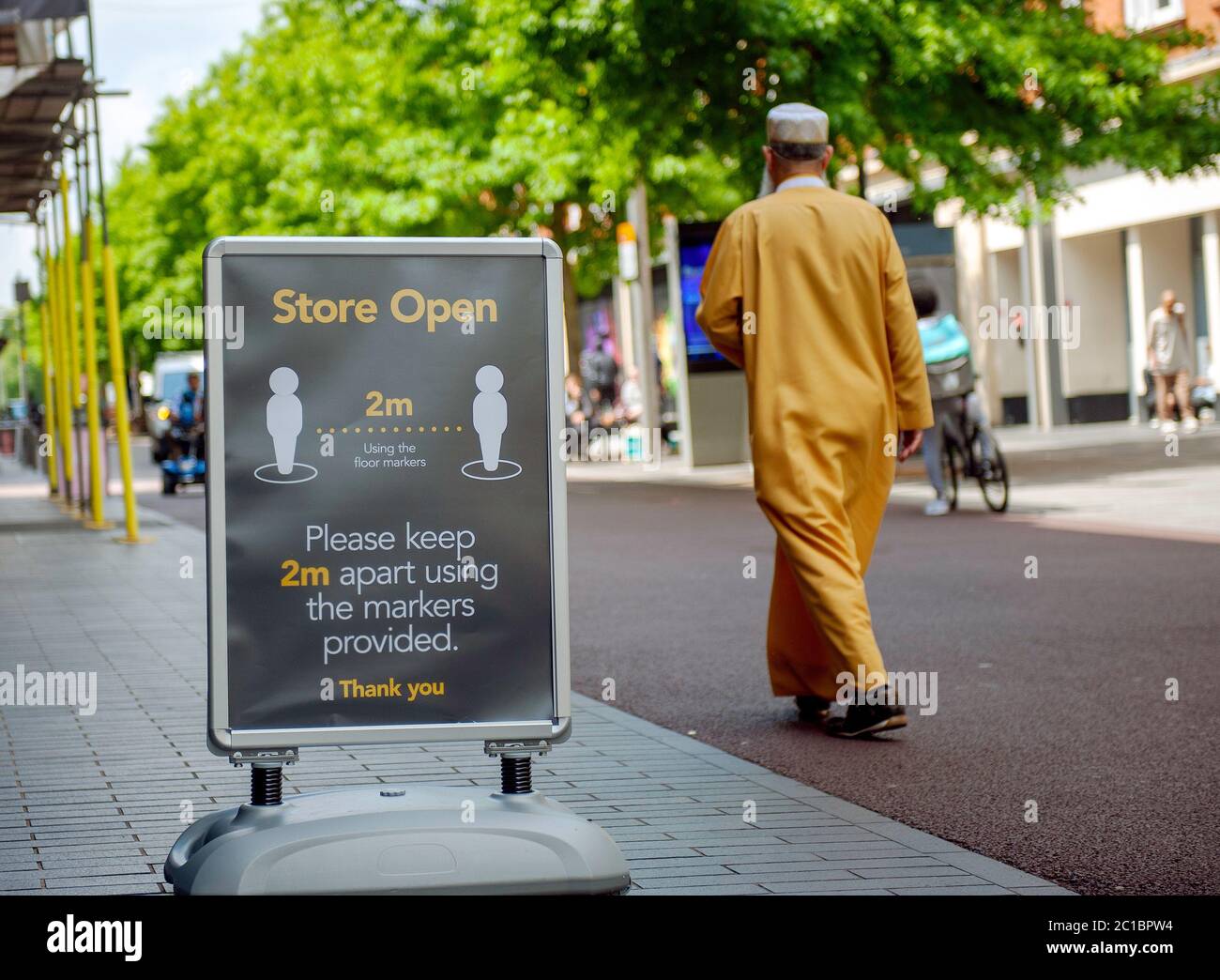 Non essential shops and stores reopen after cxoronavirus Covid19