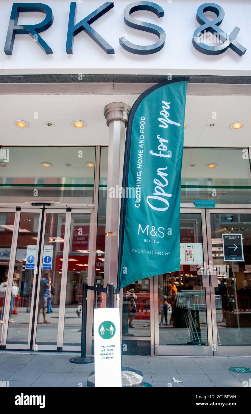 Non essential shops and stores reopen after cxoronavirus Covid19