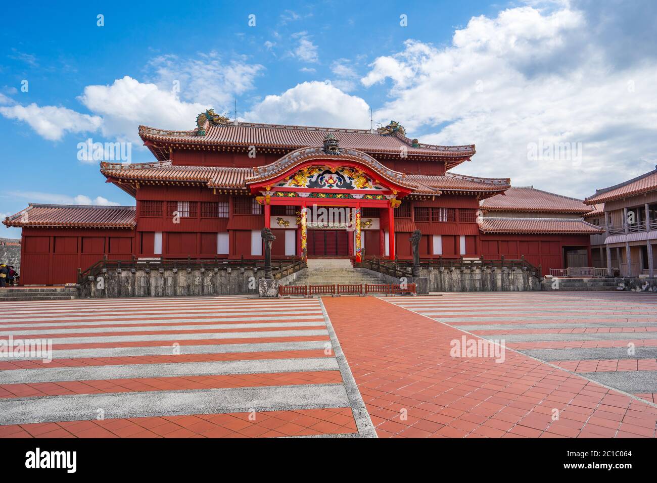 Shuri Castle landmark of Naha, Okinawa, Japan Stock Photo