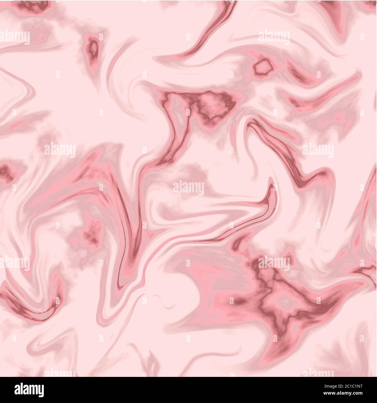 Abstract liquid pink marble effect background. Vector format Stock Vector