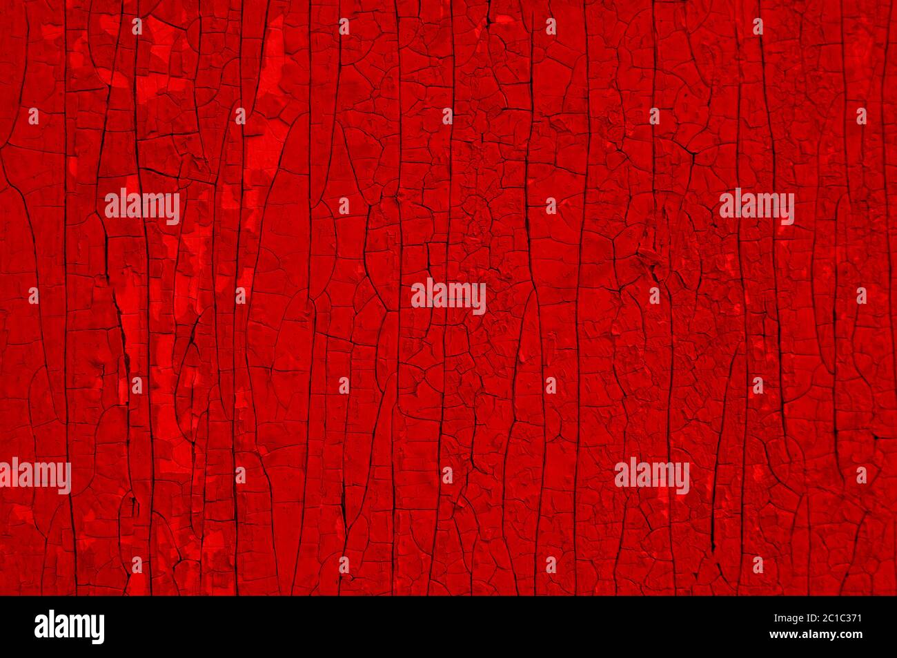 old wooden surface with cracked paint. Background Stock Photo