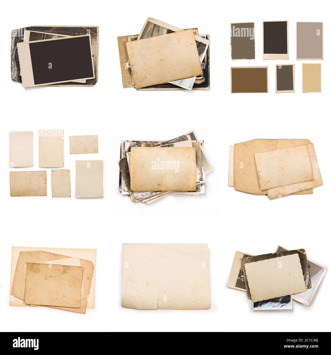 Old photo frame. Vintage paper. Retro card Stock Photo Alamy