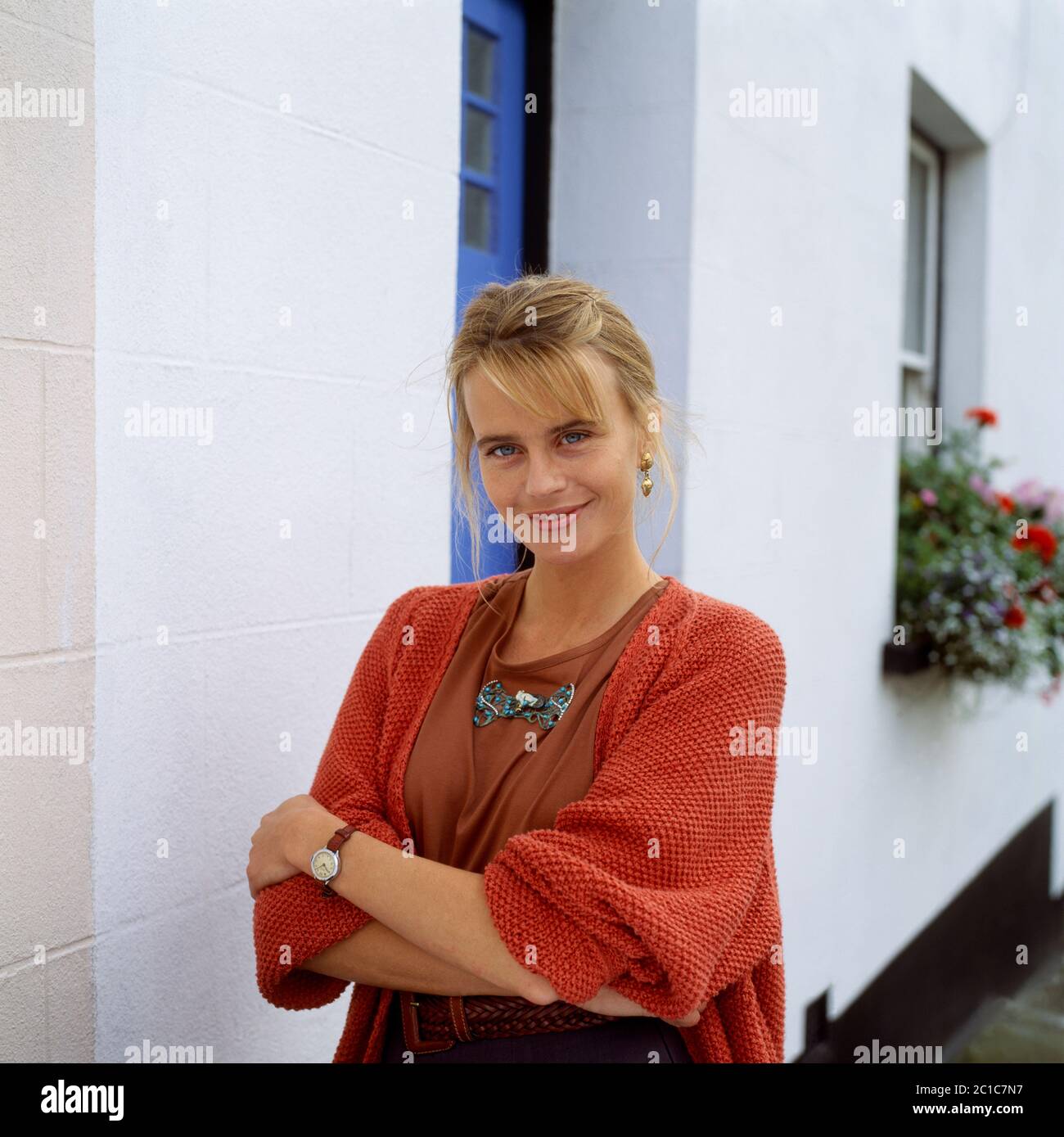 British actress Serena Scott Thomas Stock Photo Alamy