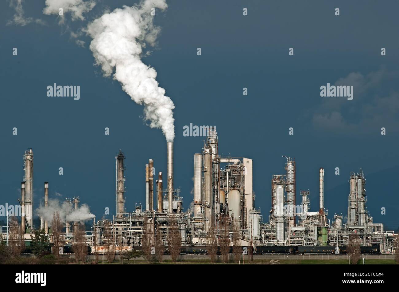 North West Oil refinery Stock Photo