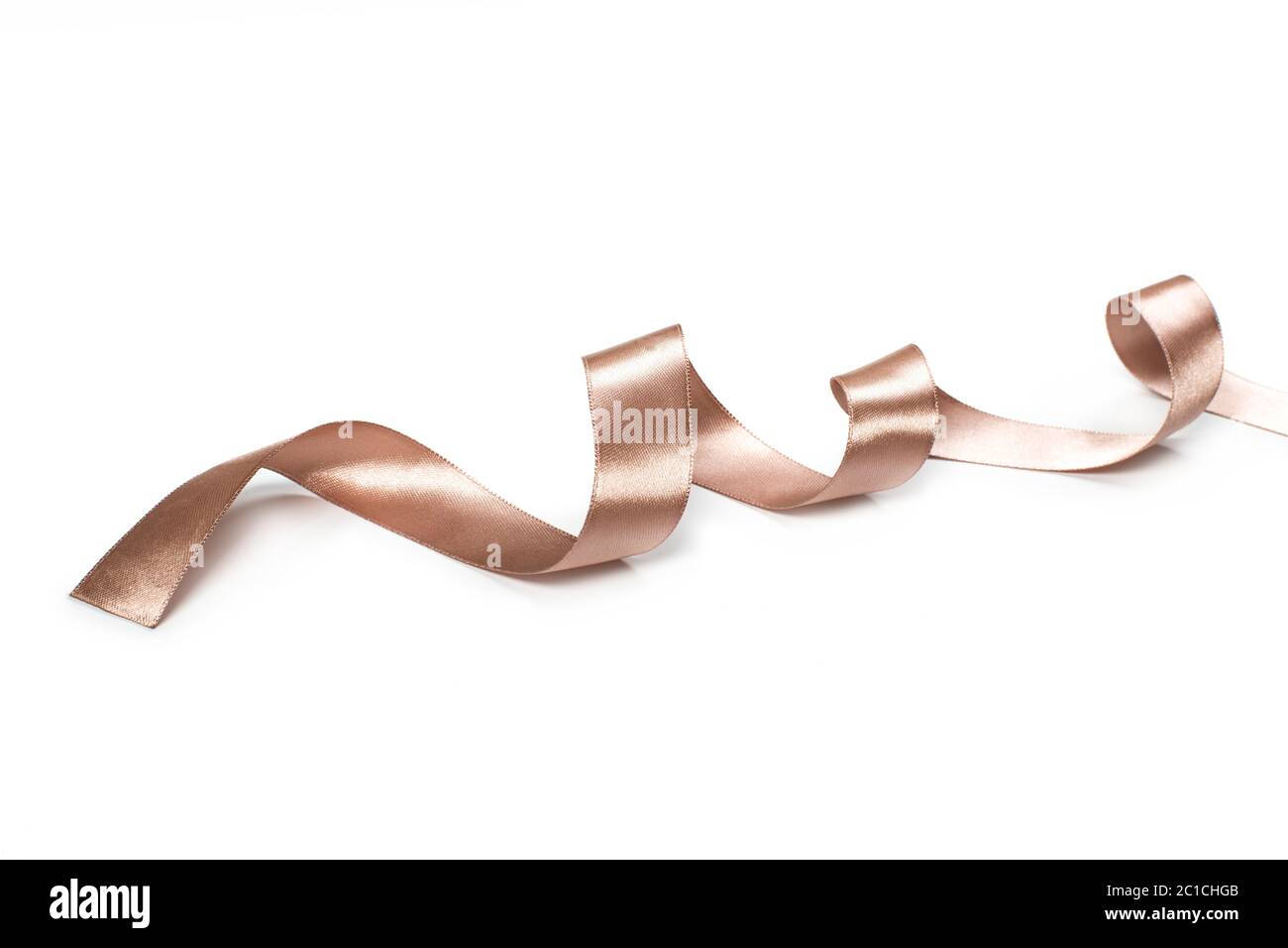 satin ribbon isolated on white background Stock Photo - Alamy