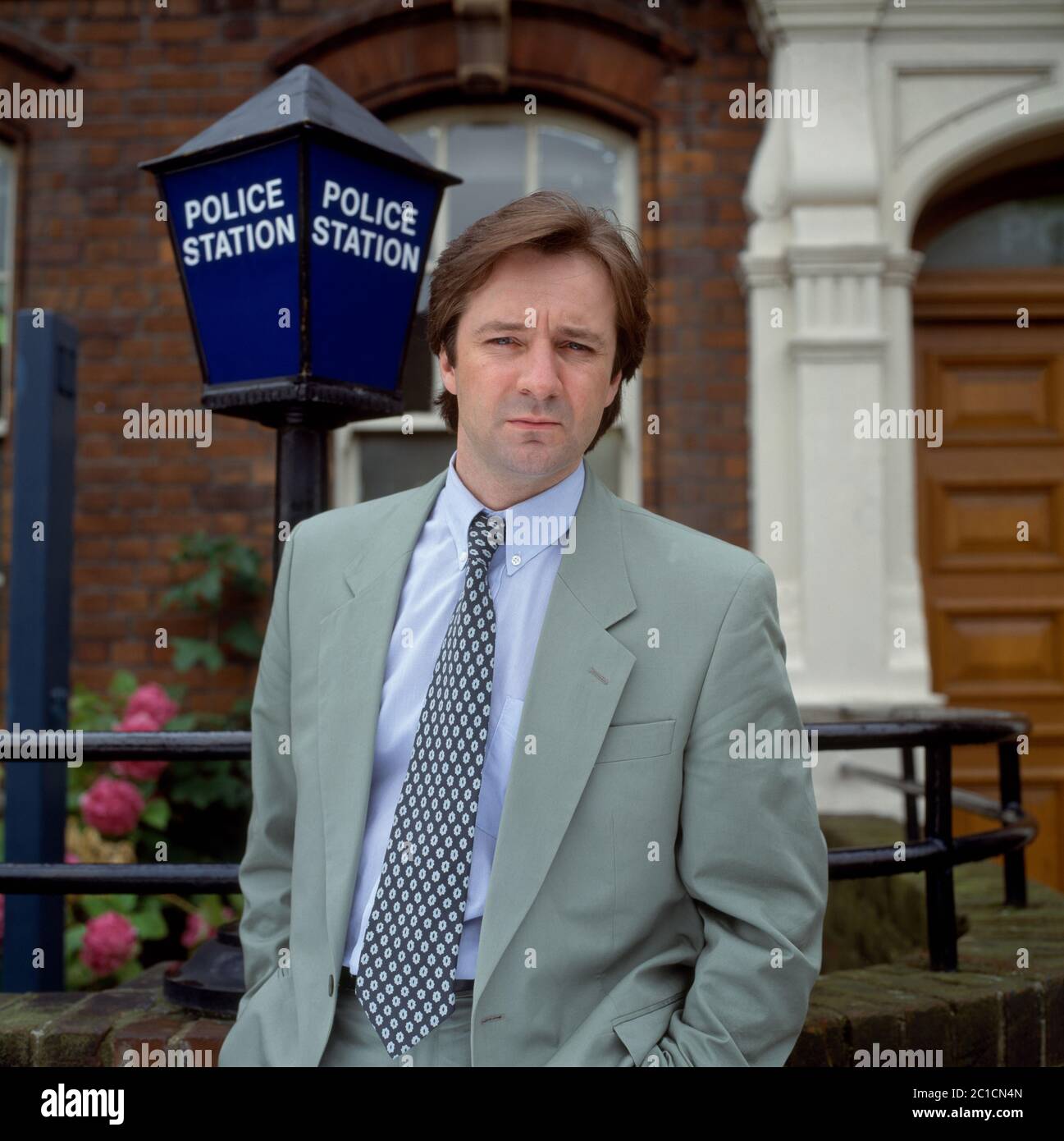 Actor Neil Pearson as Detective Superintendent Tony Clarke in Between The Lines Stock Photo