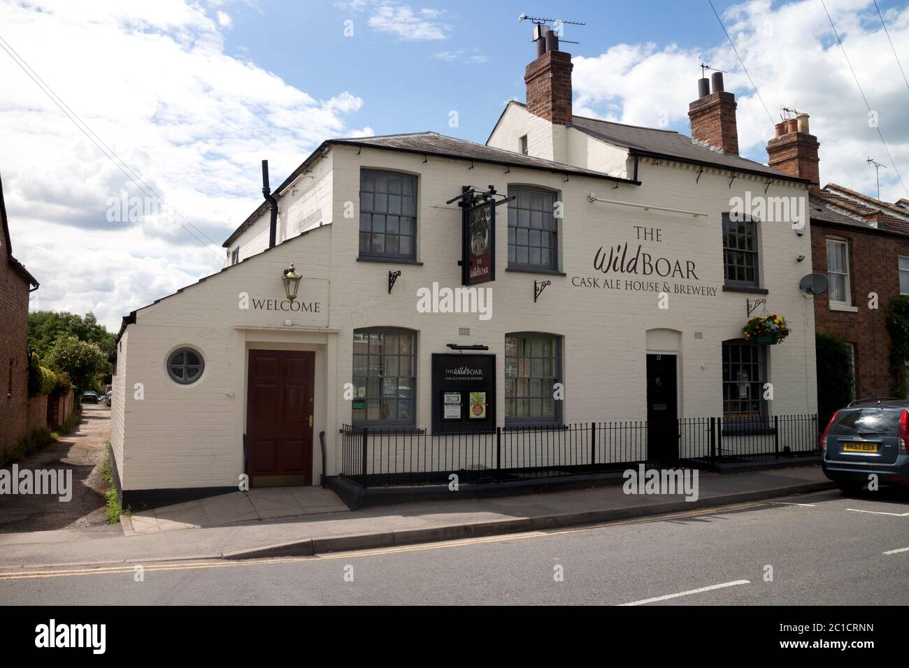 The Wild Boar pub, Warwick, Warwickshire, England, UK Stock Photo Alamy