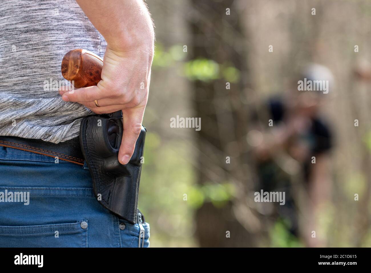 Revolver holster hi-res stock photography and images - Alamy