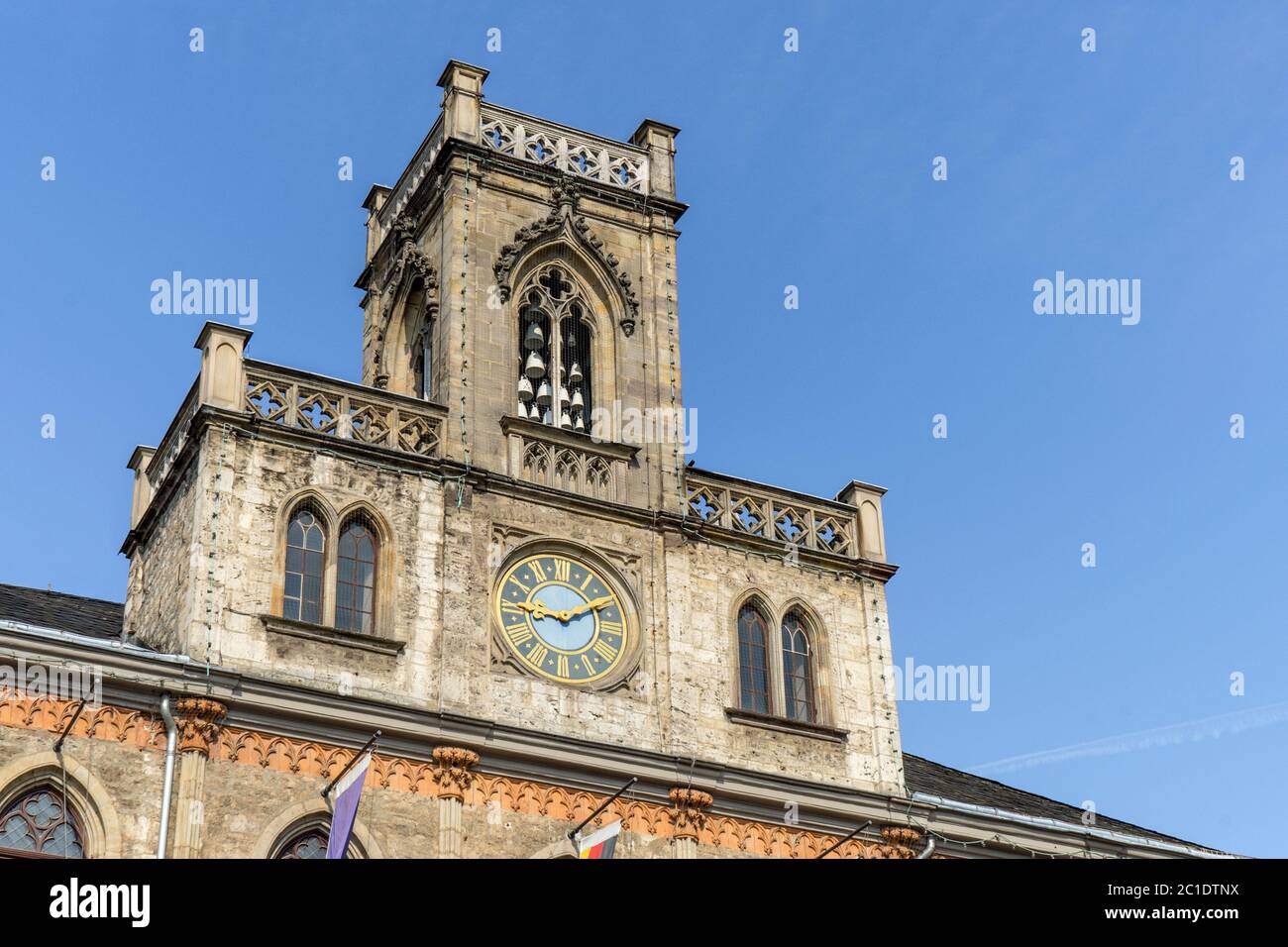 town hall of Weimar Stock Photo Alamy