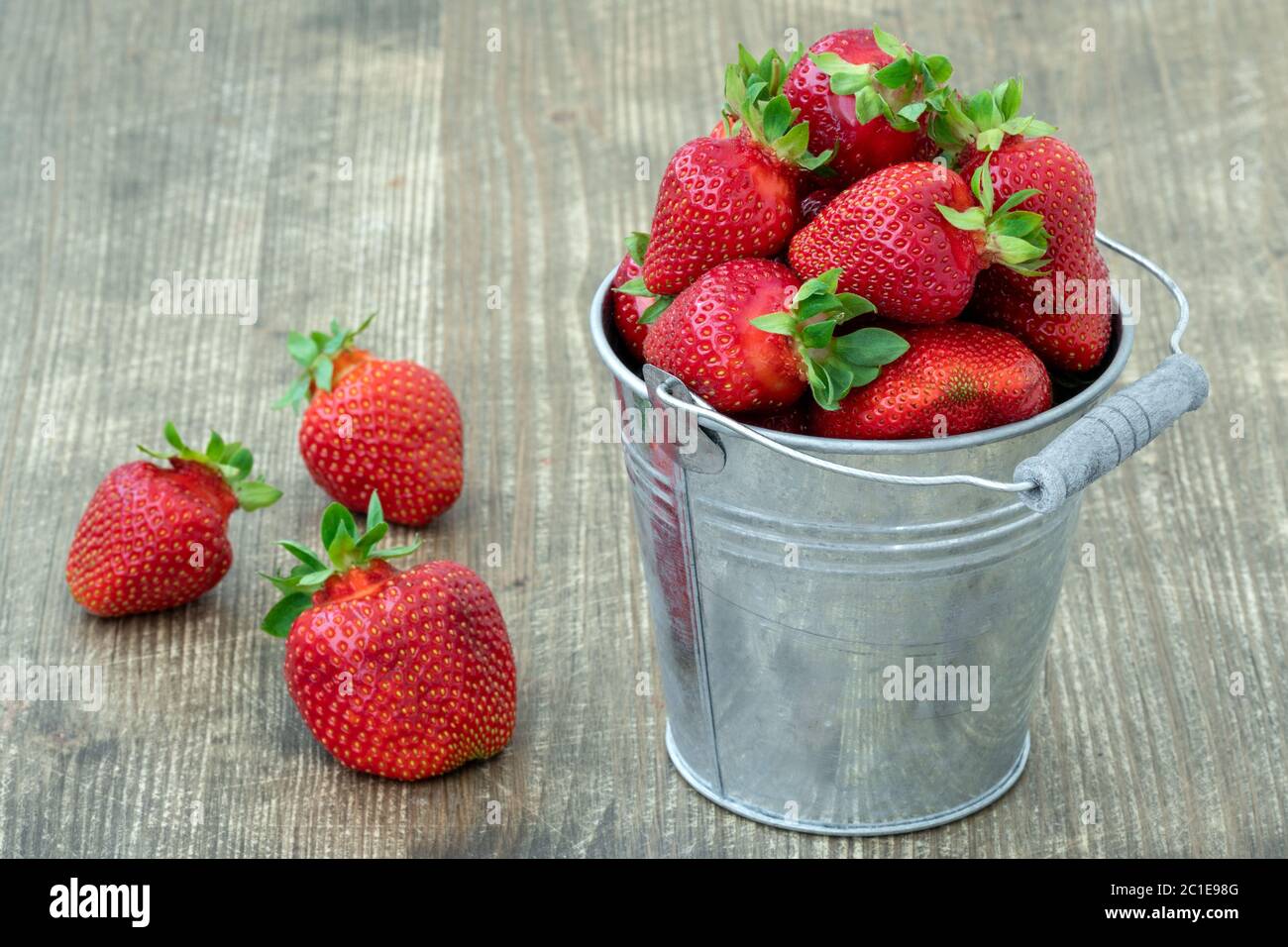 Bucket Of Strawberries High Resolution Stock Photography and Images - Alamy