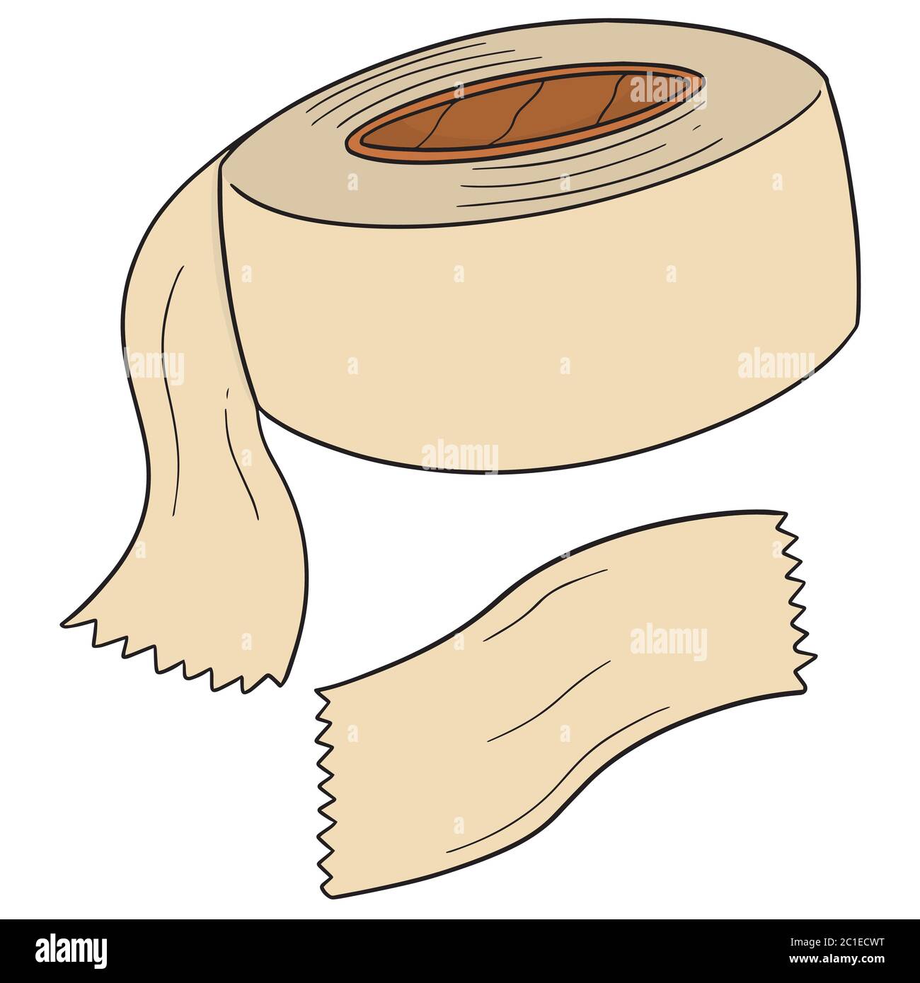 vector of adhesive tape Stock Vector