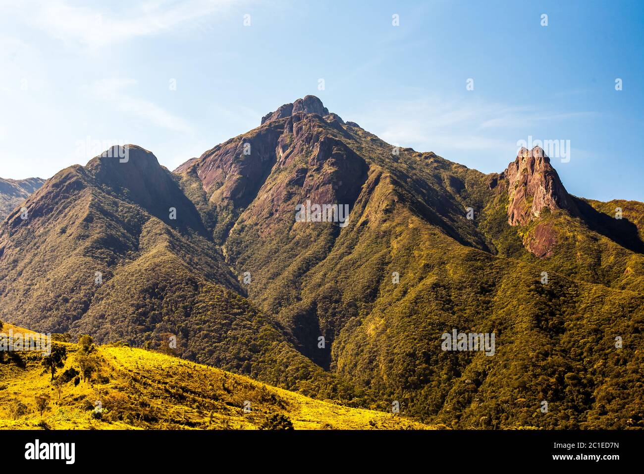 Brazilian highlands Mantiqueira range Pico dos Marins in Brazil