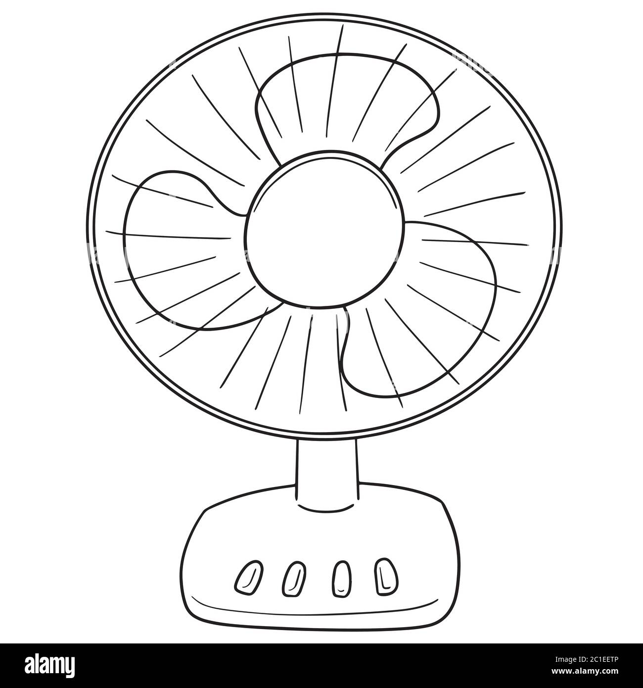 vector-of-fan-stock-vector-image-art-alamy