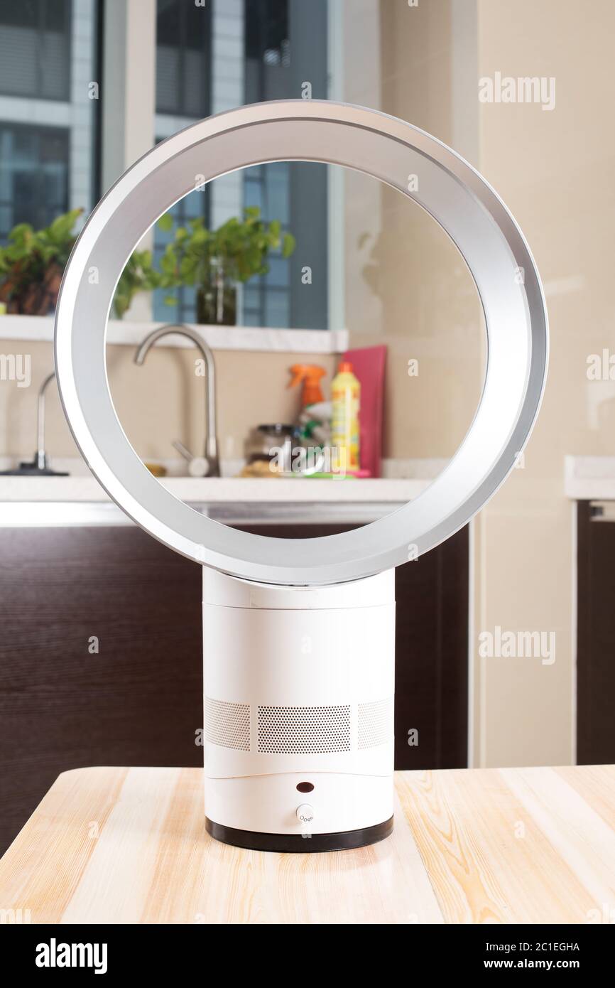 hangzhou,china - Apr 30, 2018: Dyson Air Multiplier. It is a uniquely  designed fan with no external blades Stock Photo - Alamy