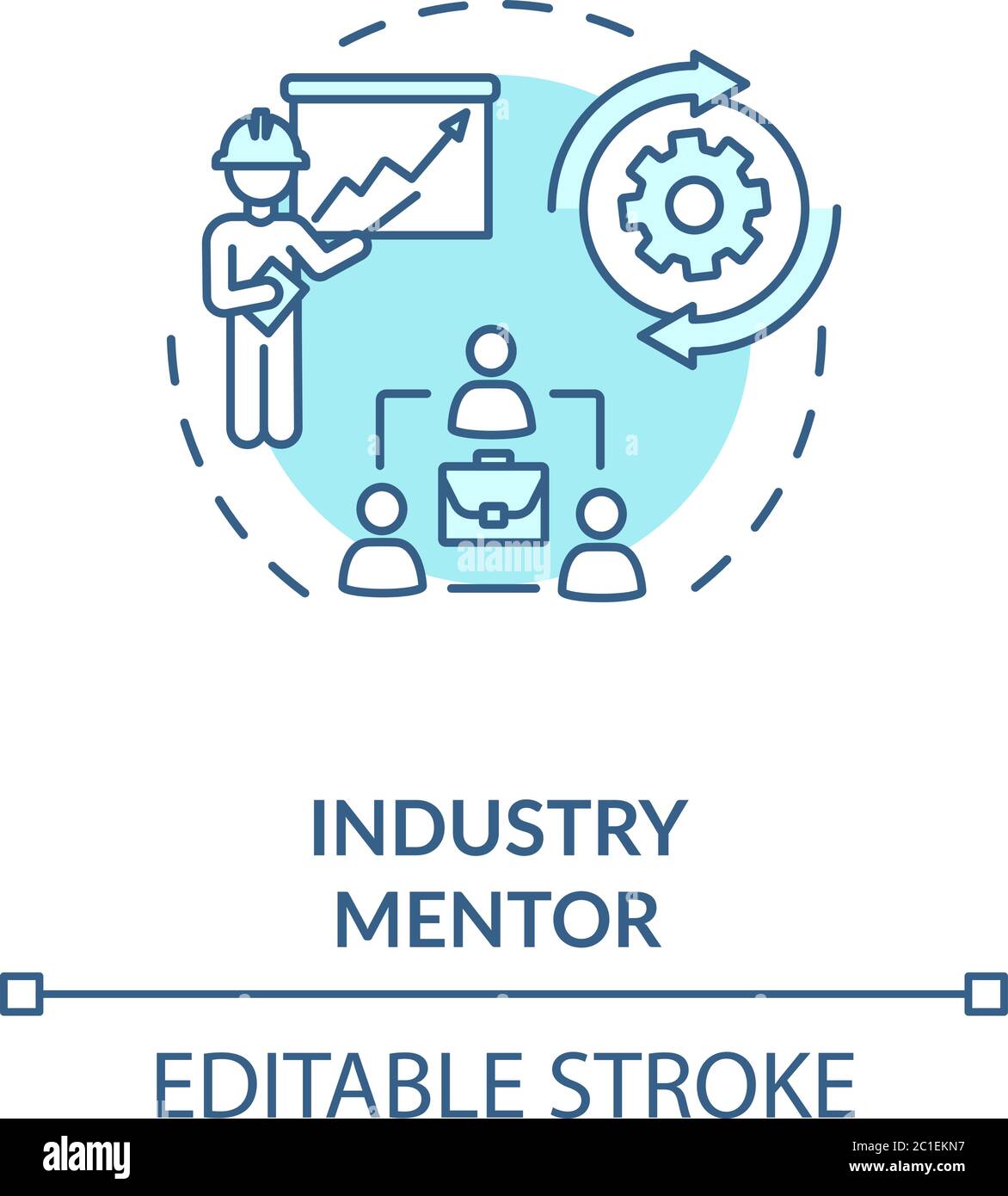 Industry mentor concept icon Stock Vector Image & Art - Alamy