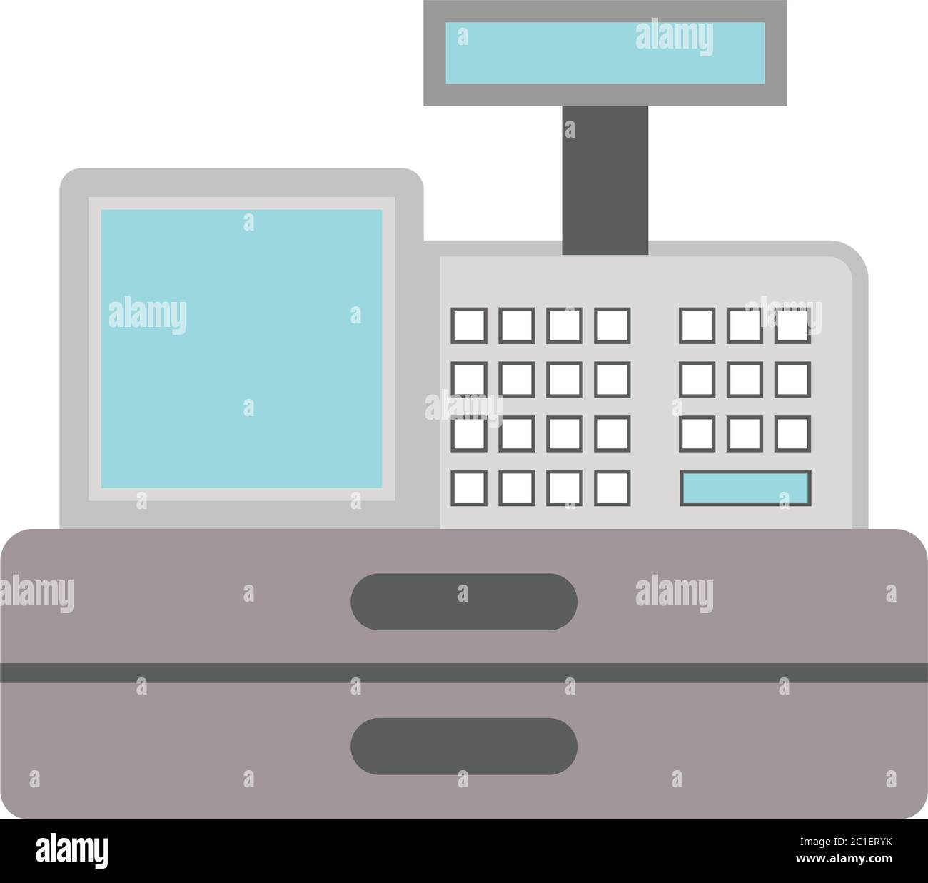 cash register for business concept. vector illustration Stock Vector ...