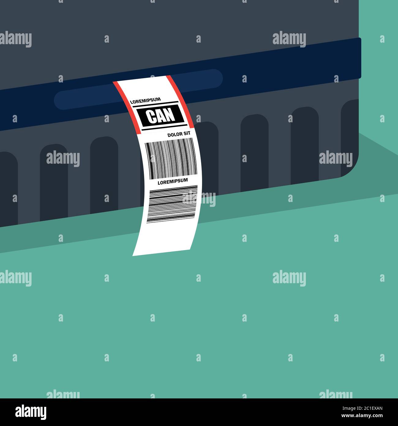 luggage tag label on suitcase with guangzhou china country code and