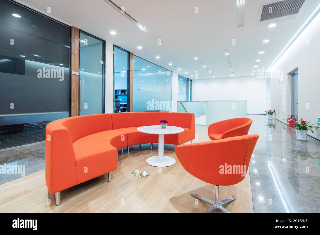 interior of modern office with sofa Stock Photo - Alamy