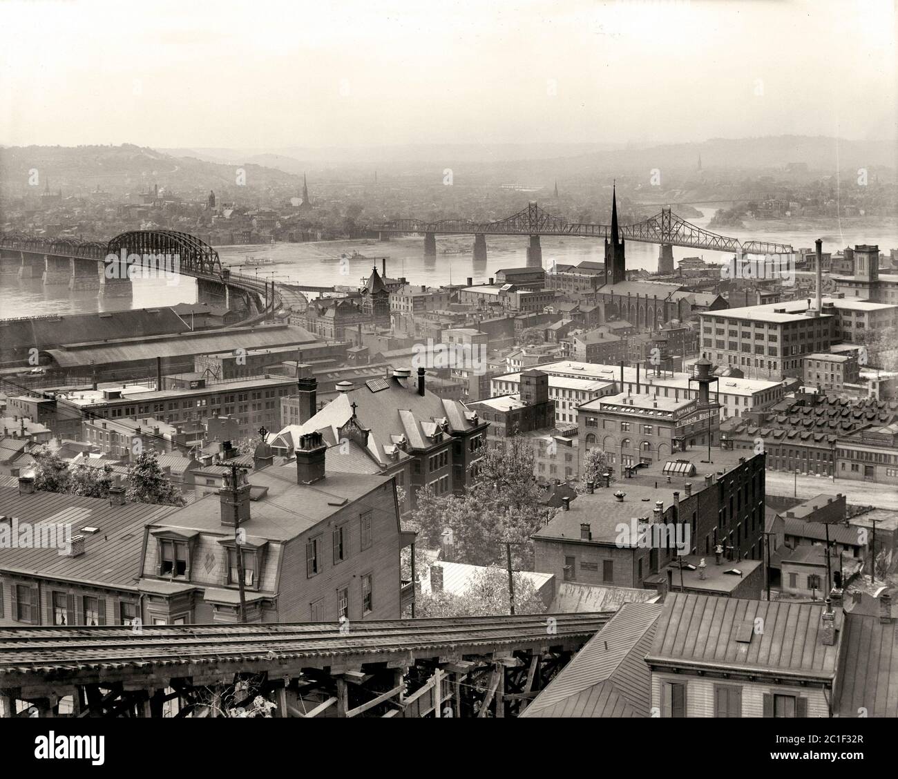 Cincinnati. Ohio. 1909 Stock Photo