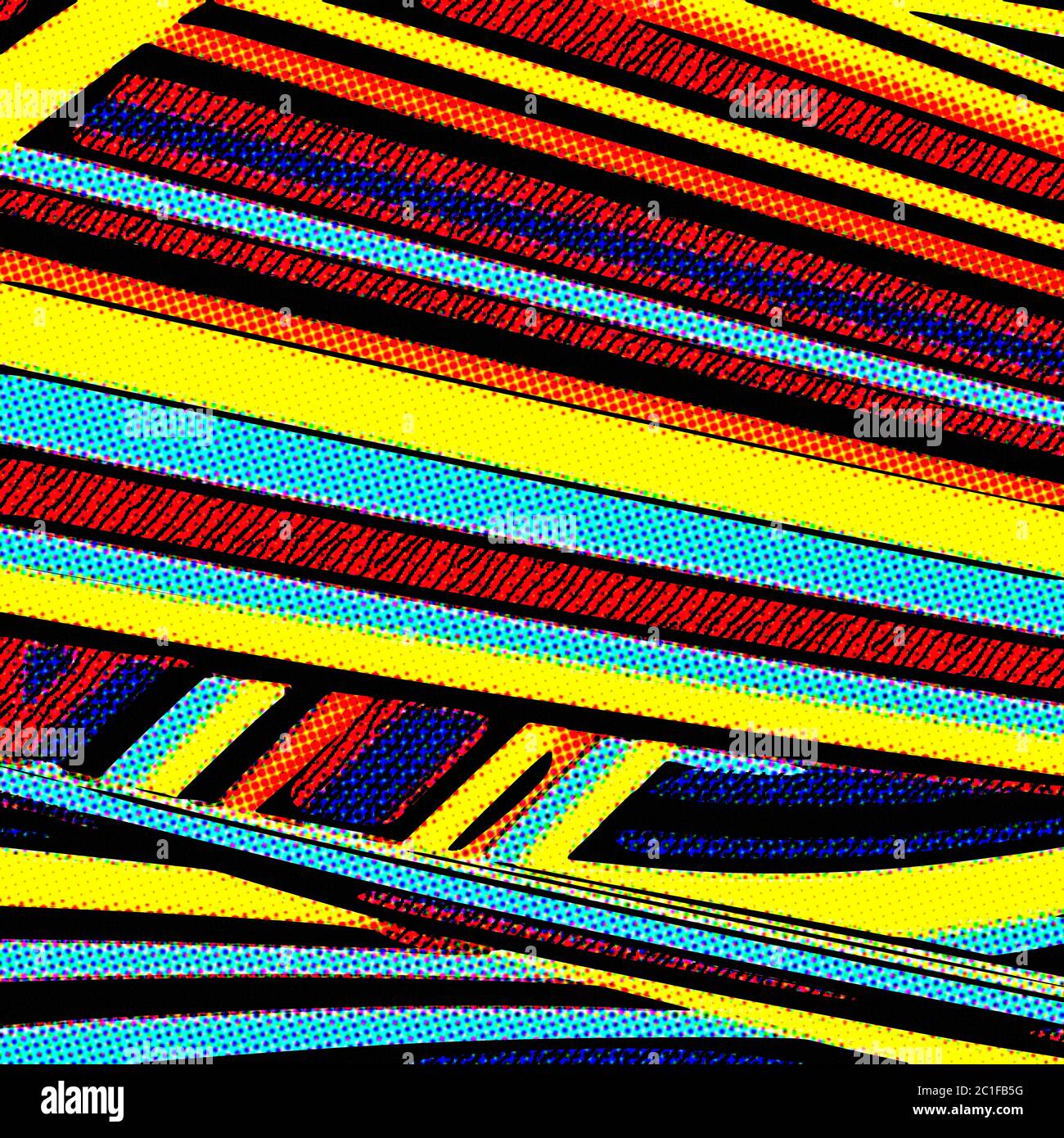 Pop Art Geometric Pattern Stock Photo Alamy