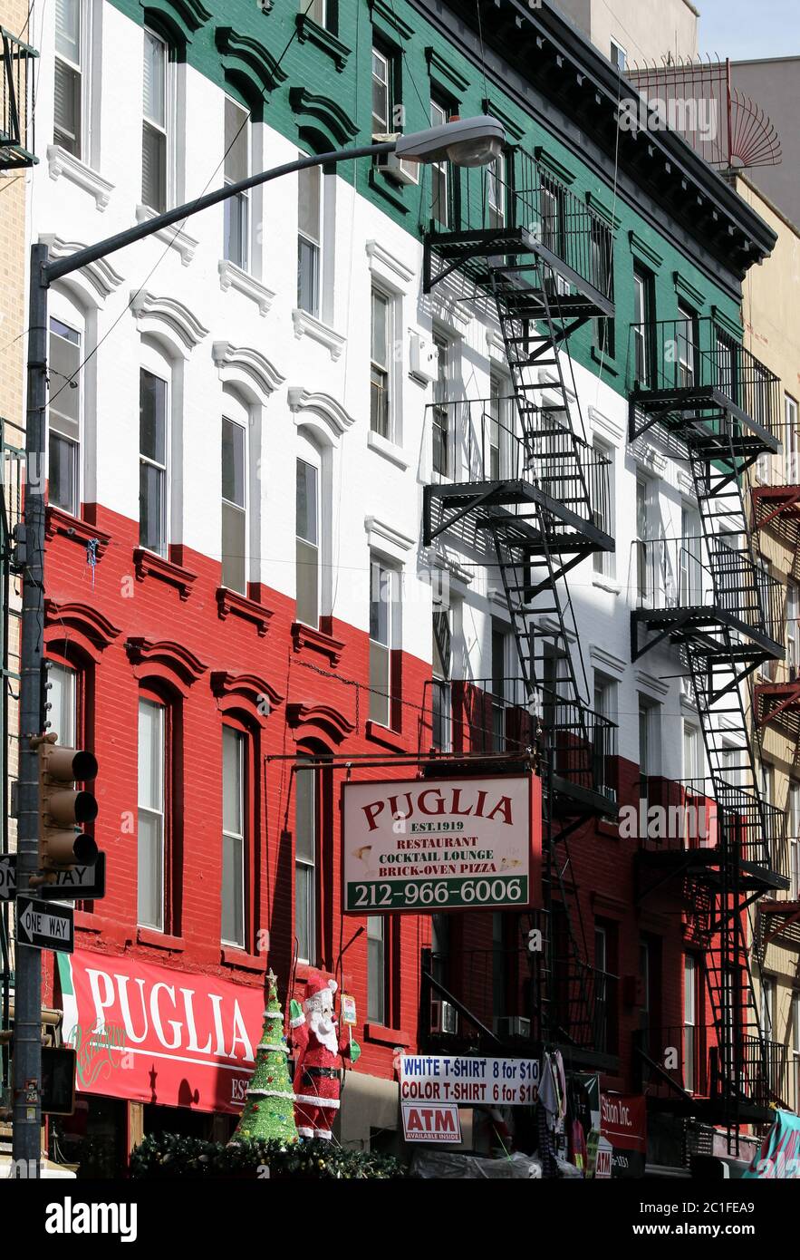 189 Hester Street in Little Italy of Manhattan, New York City, United States of America Stock Photo