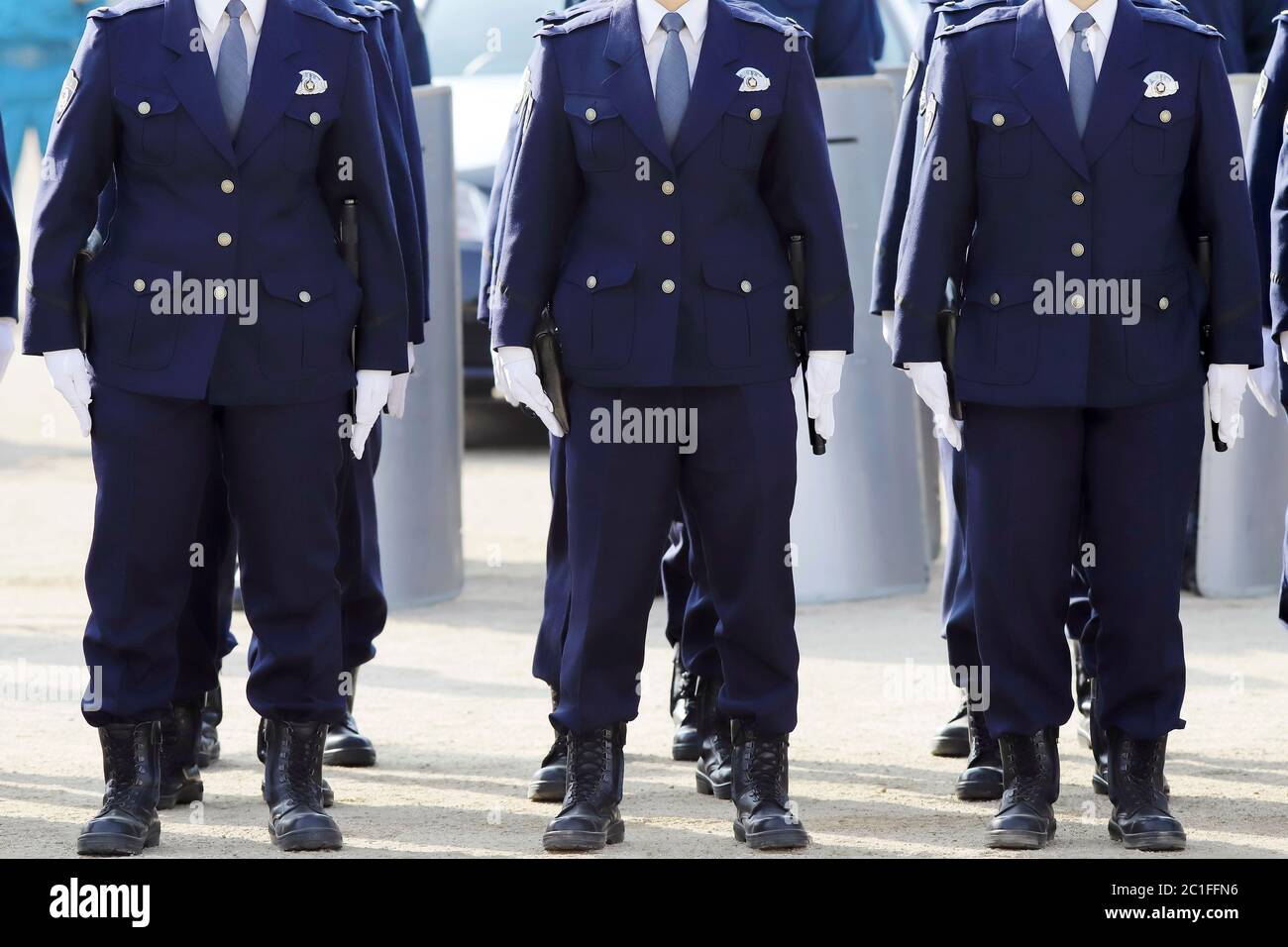 Japanese police officers uniform hi-res stock photography and images - Alamy