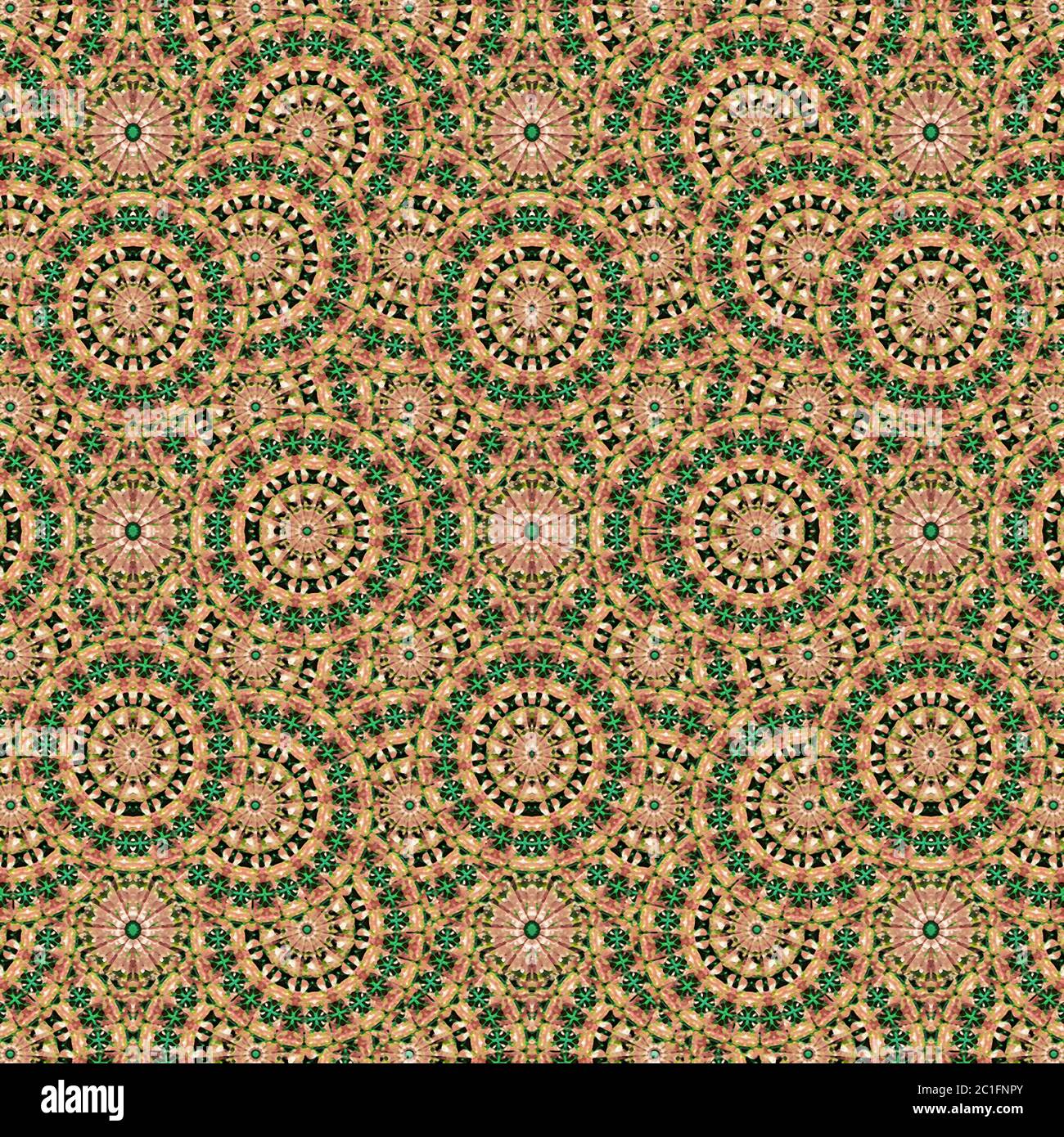 Modern Geometric Boho Seamless Pattern Stock Photo