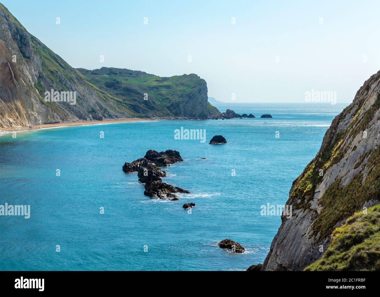 Man O'War Beach in Dorset Stock Photo - Alamy