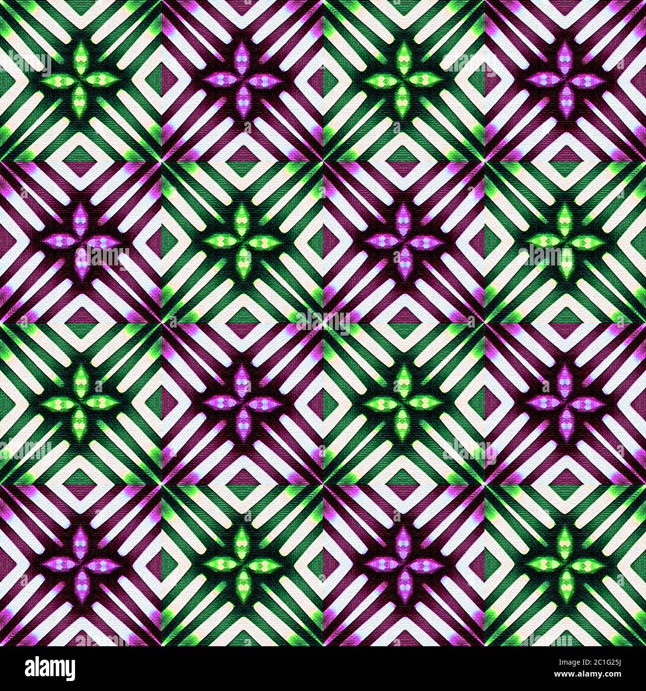 Modern Geometric Seamless Pattern Stock Photo