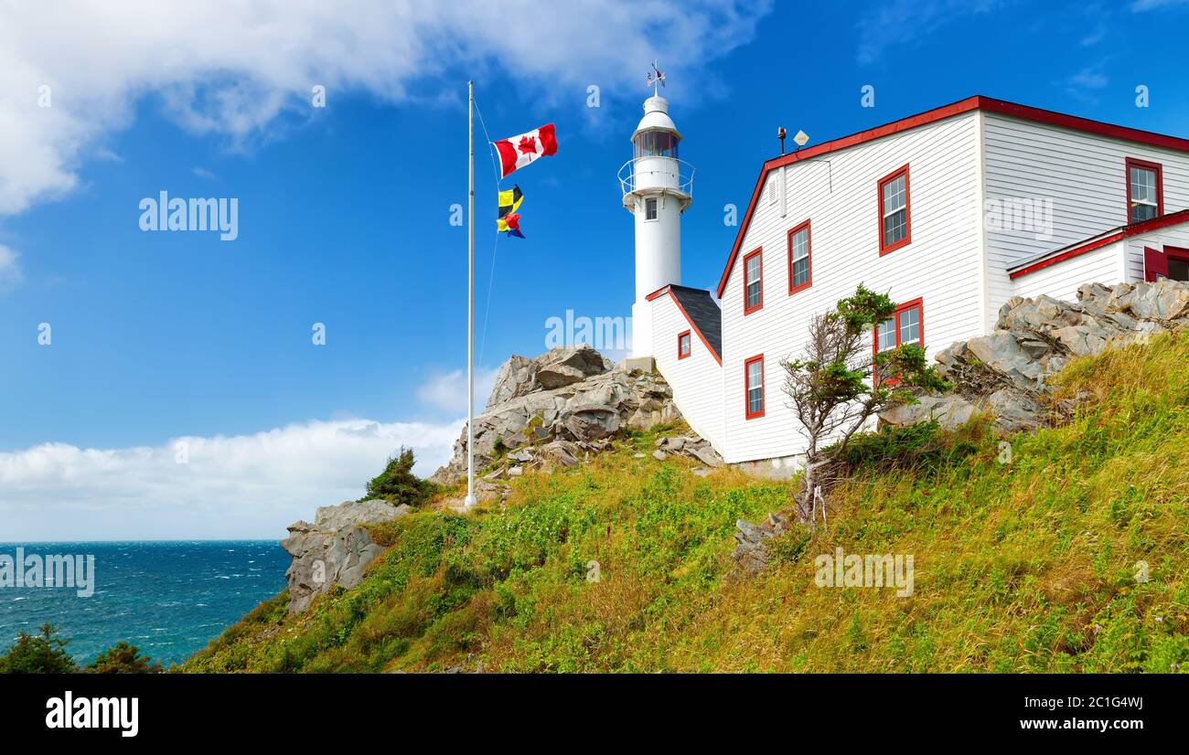 Lobster Cove Head Lighthouse Stock Photo Alamy