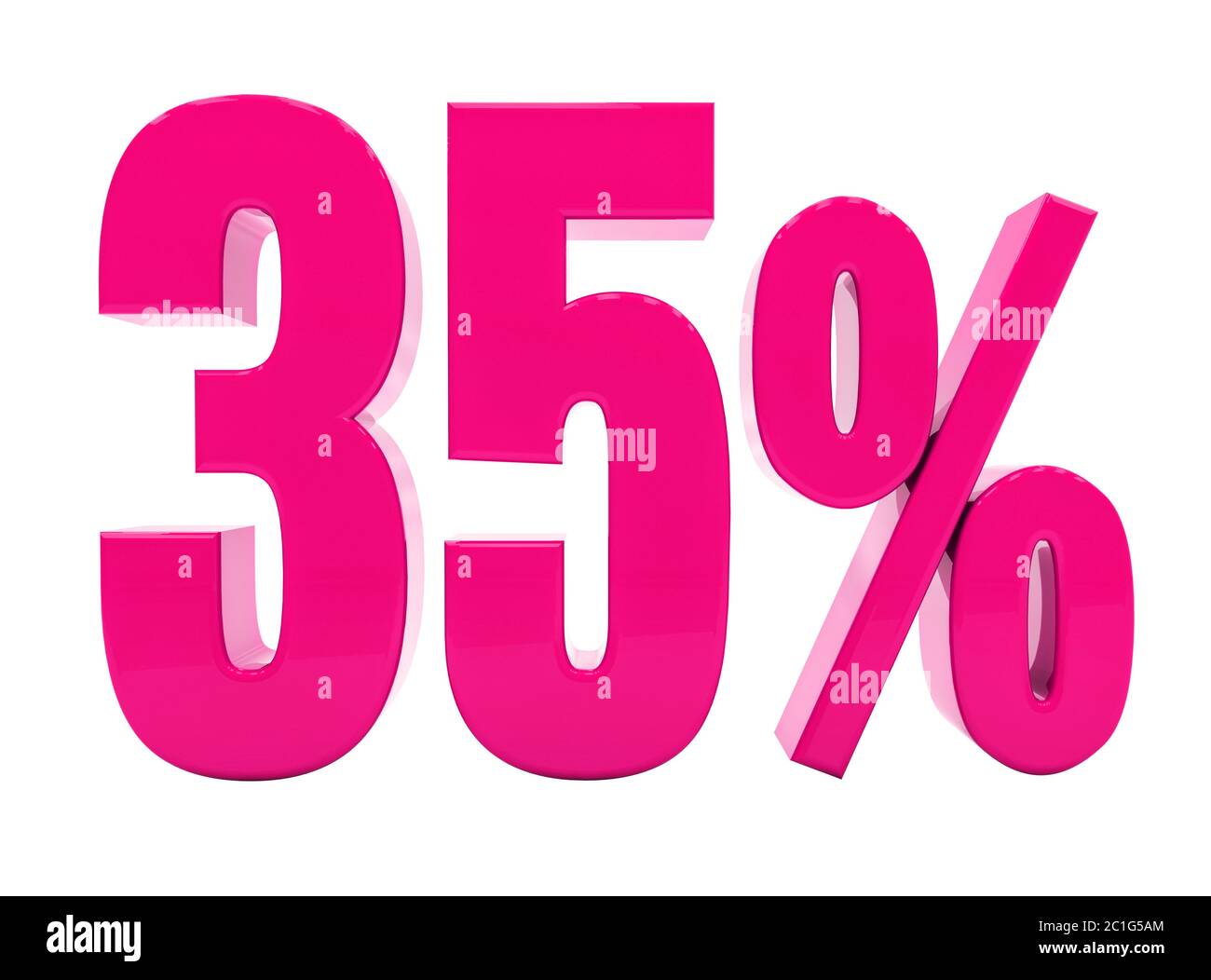 35-percent-pink-sign-stock-photo-alamy