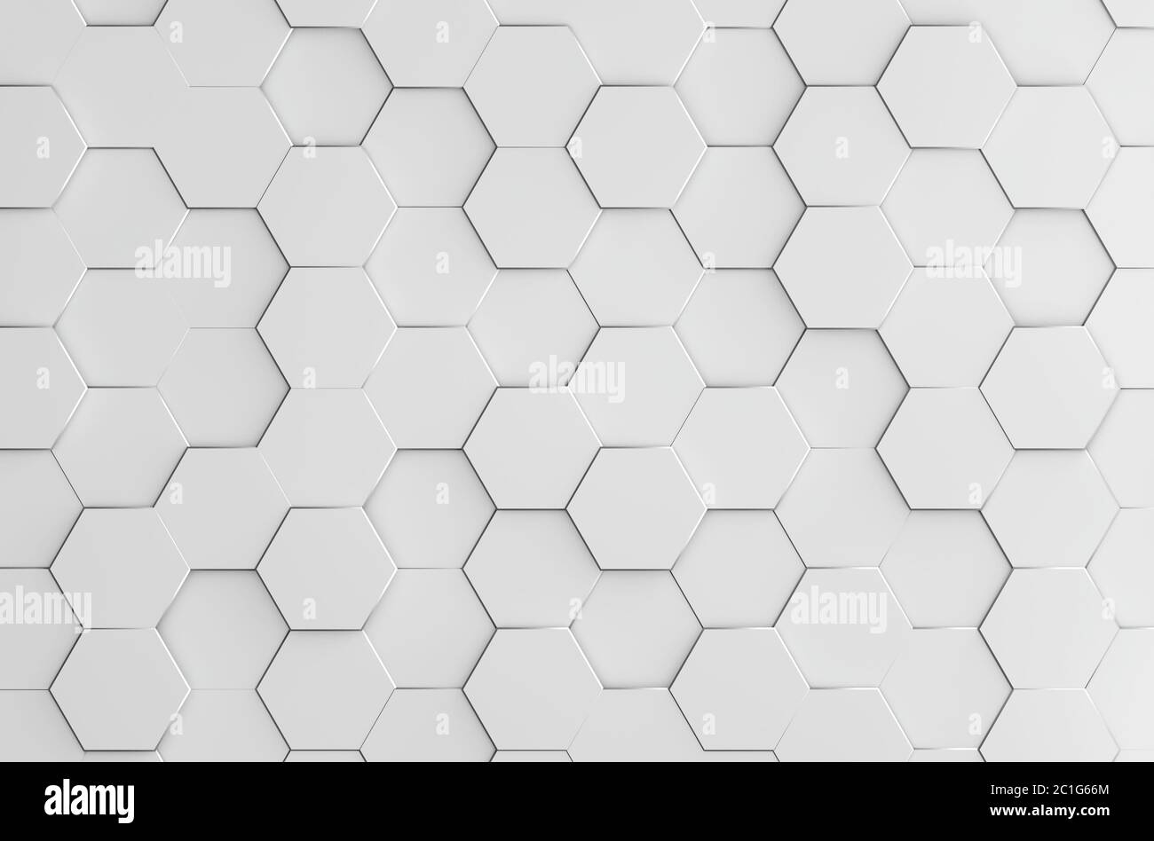 Hexagonal background. 3d background Stock Photo