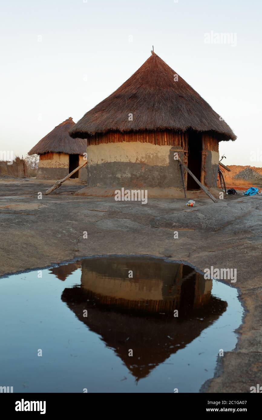 Houses and villages in Zimbabwe Stock Photo Alamy