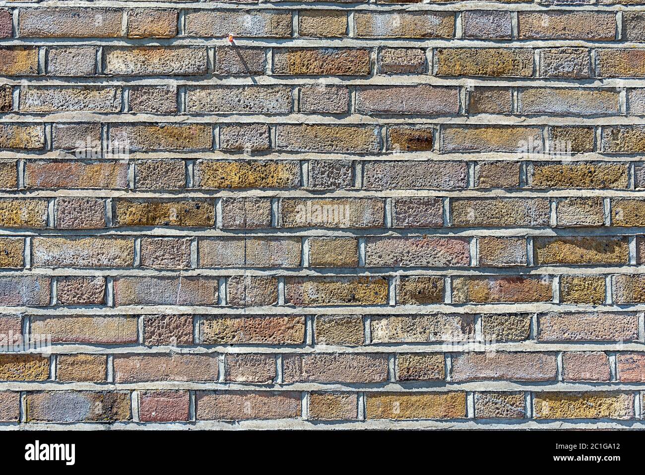 Background from a brown brick wall Stock Photo